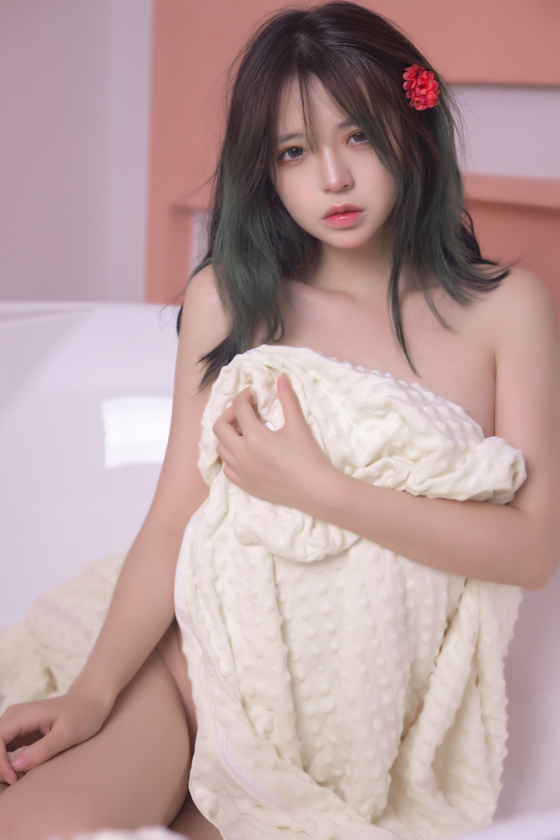 疯猫ss – 2022夏日限定 毛毯 [20P] - 秀人网免费无水印在线套图写真