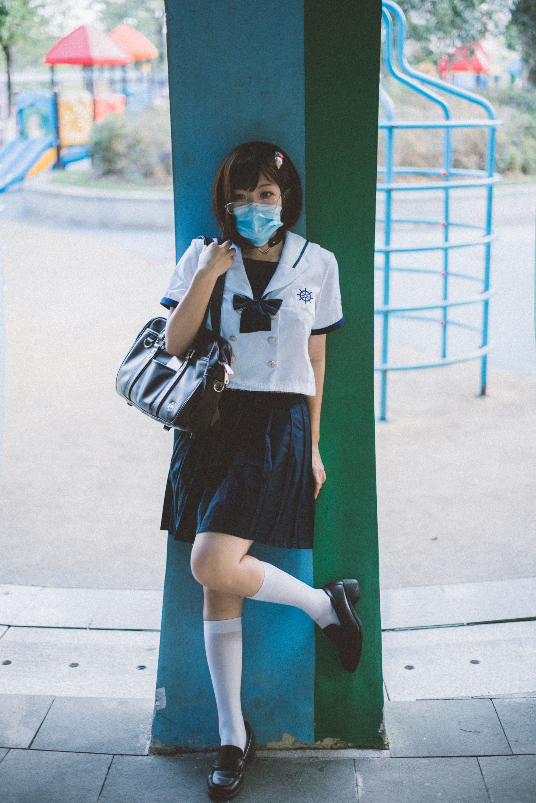 动漫博主柒柒要乖哦 – 乐园JK [37P] - 秀人网免费无水印在线套图写真