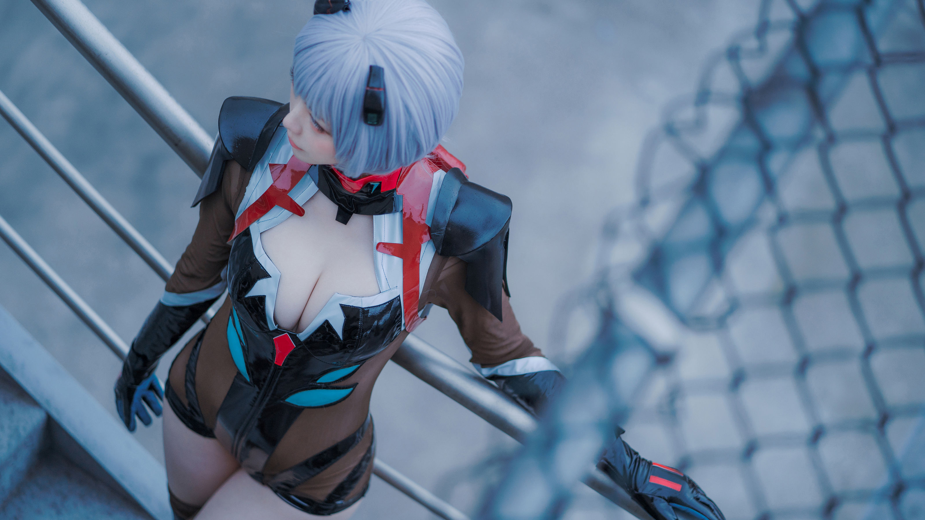 大胸萌妹妖少you1 – 绫波丽 [8P] - 秀人网免费无水印在线套图写真