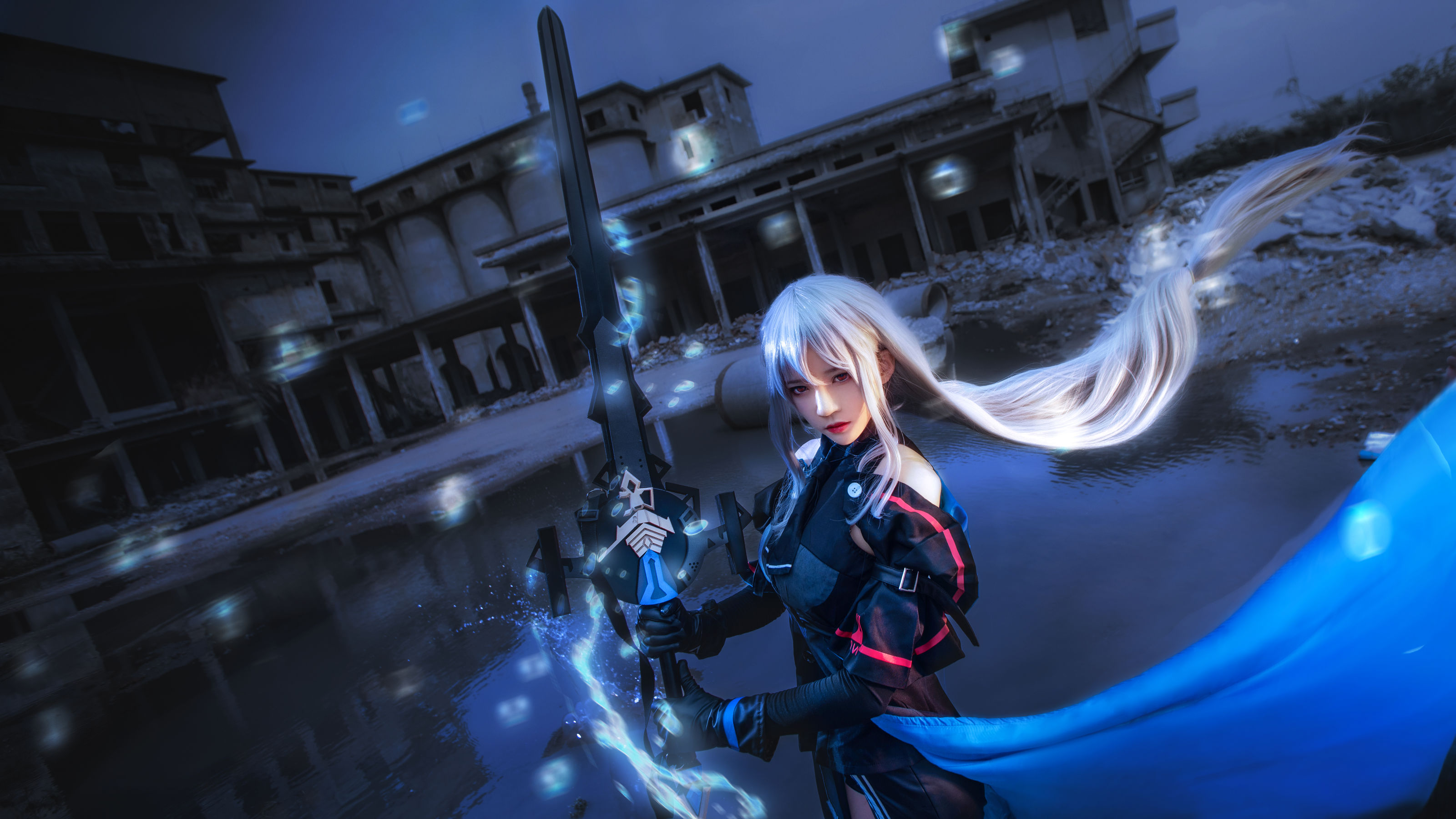 桜桃喵 – 斯卡蒂 [16P] - 秀人网免费无水印在线套图写真