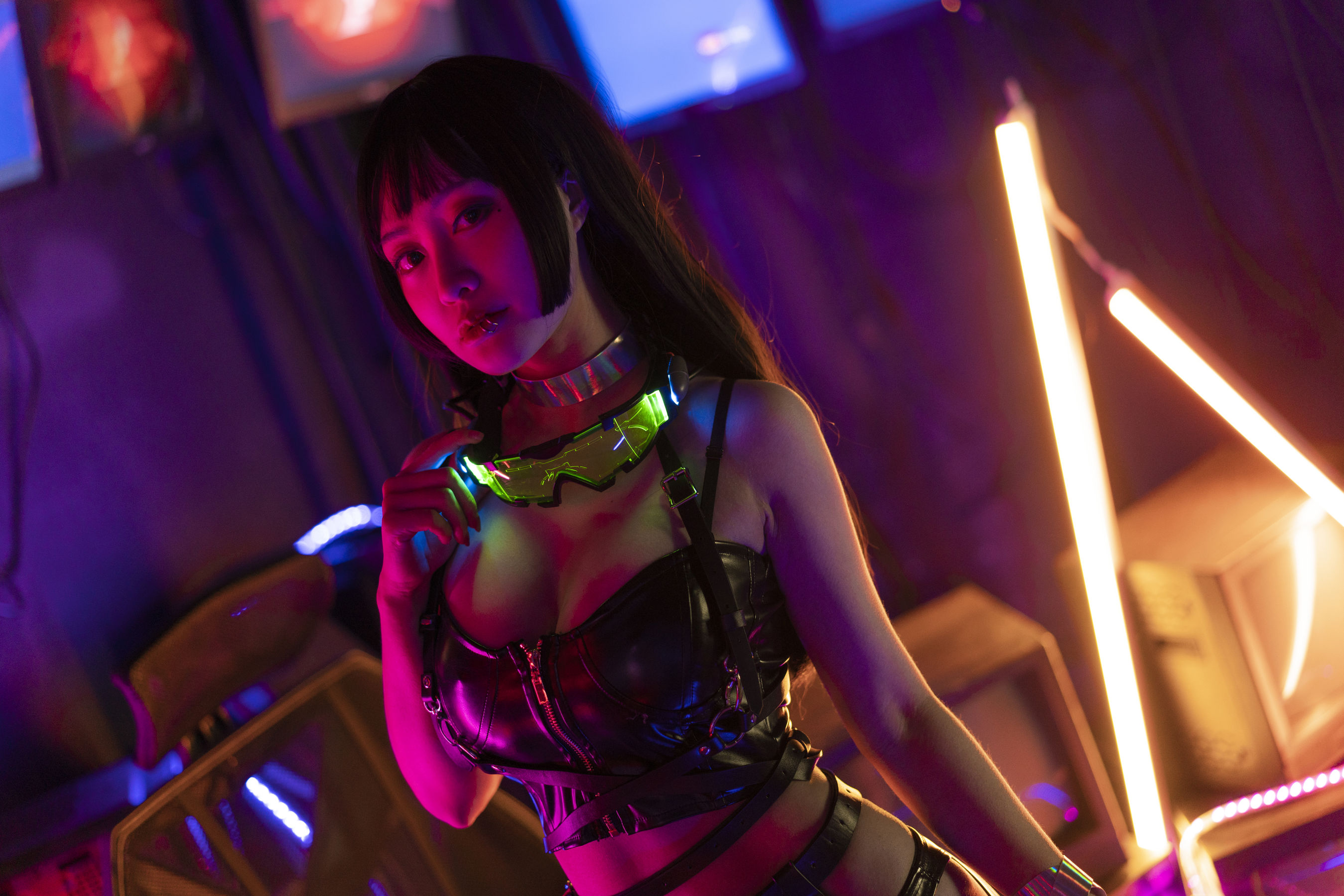 动漫博主脱尾巴Mizuki – 赛博朋克 [40P] - 秀人网免费无水印在线套图写真