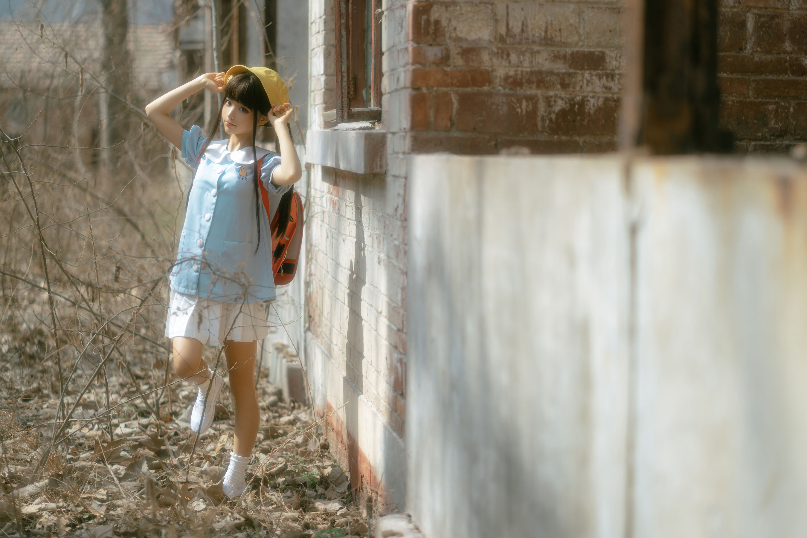 动漫博主蠢沫沫 – 小黄帽 绅士版 [148P] - 秀人网免费无水印在线套图写真