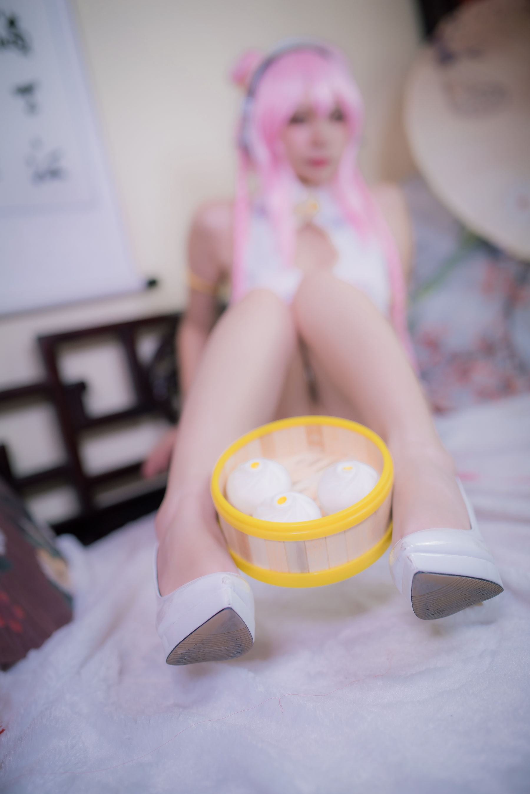 [Cosplay写真] 人气Coser二佐Nisa – 索尼子旗袍 [14P] - 秀人网免费无水印在线套图写真