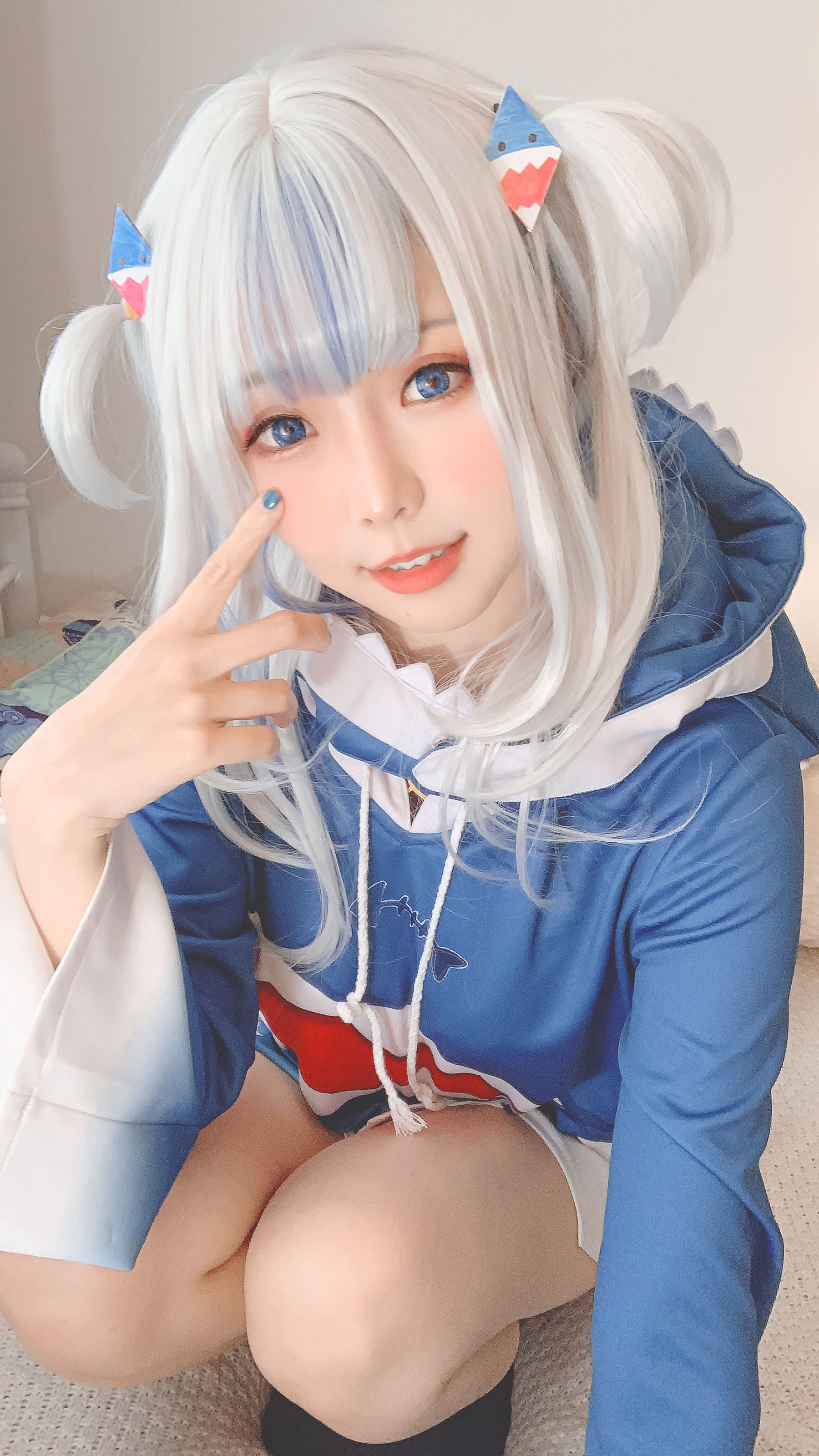 Ely_eee(ElyEE子) – 噶呜・古拉(小鲨鲨) [44P] - 秀人网免费无水印在线套图写真