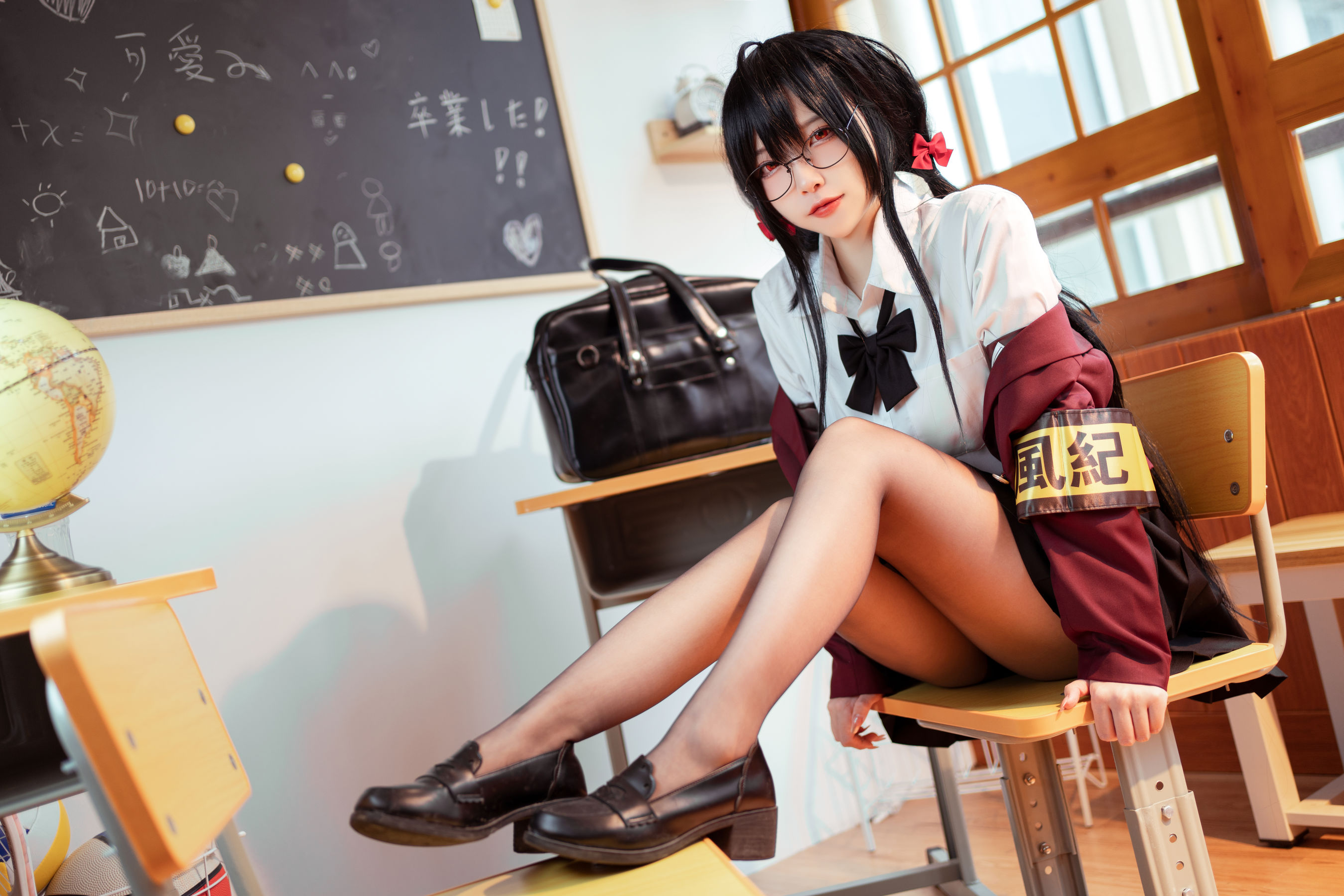 人气Coser二佐Nisa – 碧蓝大凤JK [21P] - 秀人网免费无水印在线套图写真