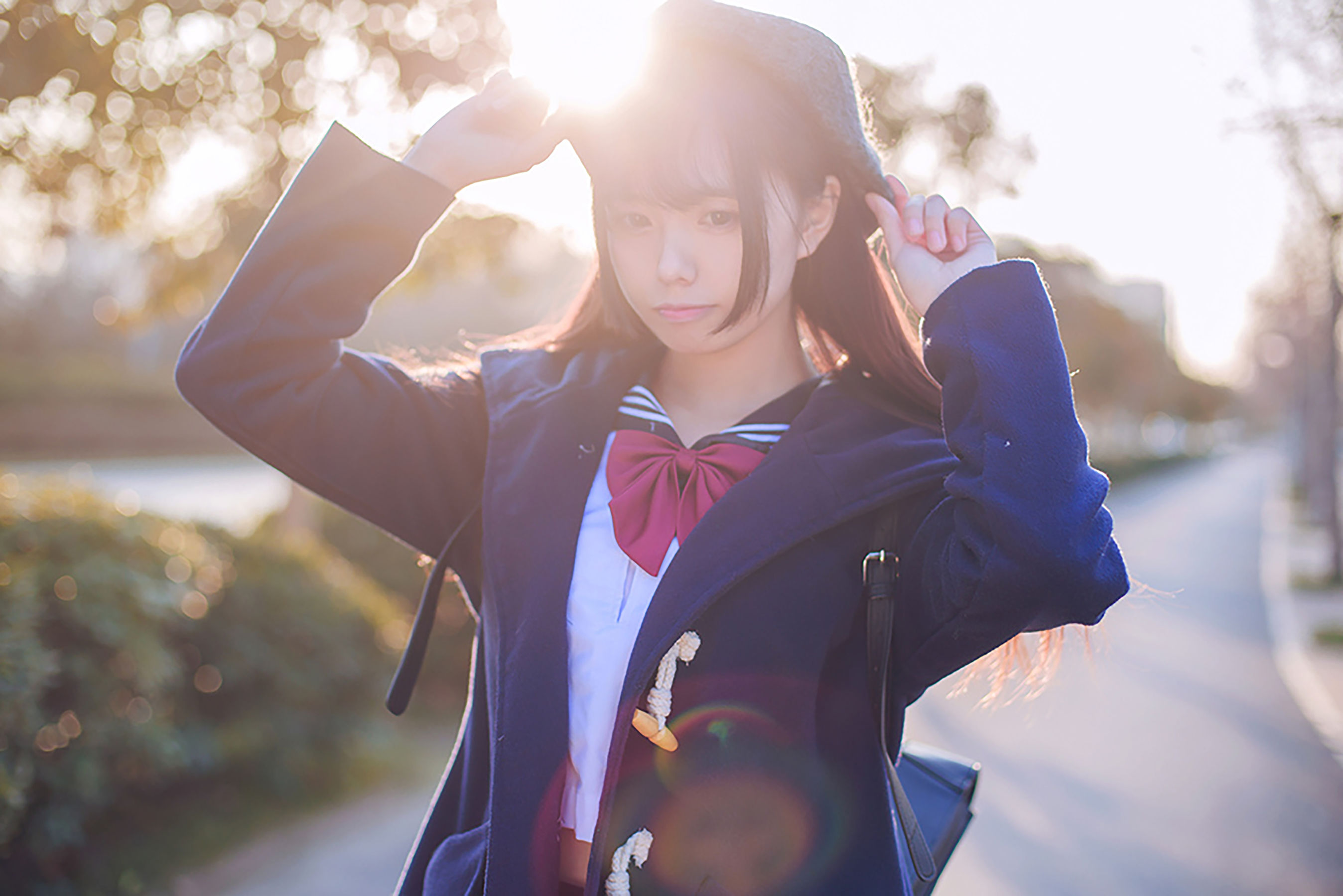 萌系小野妹子w JK黑丝 [9P] - 秀人网免费无水印在线套图写真