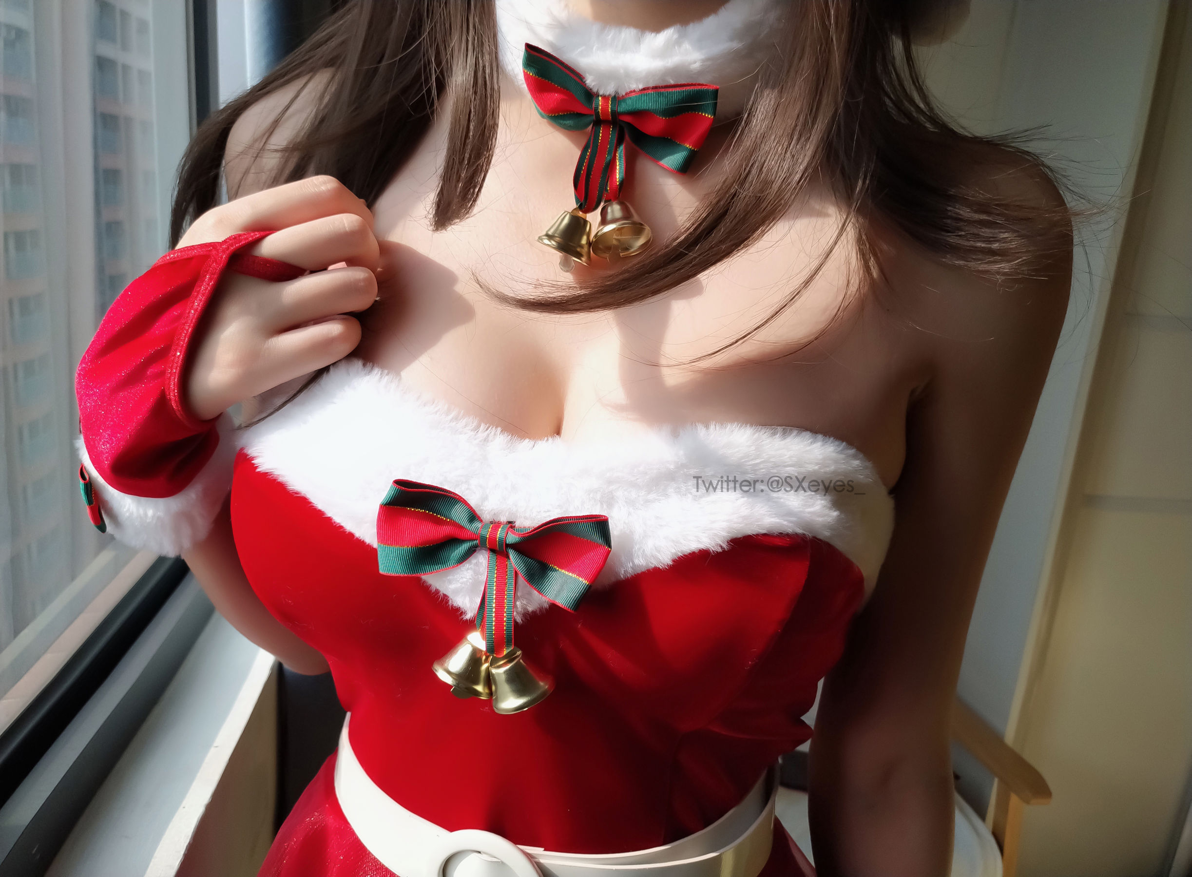 萌妹子眼酱大魔王w – 圣诞老人 [18P] - 秀人网免费无水印在线套图写真