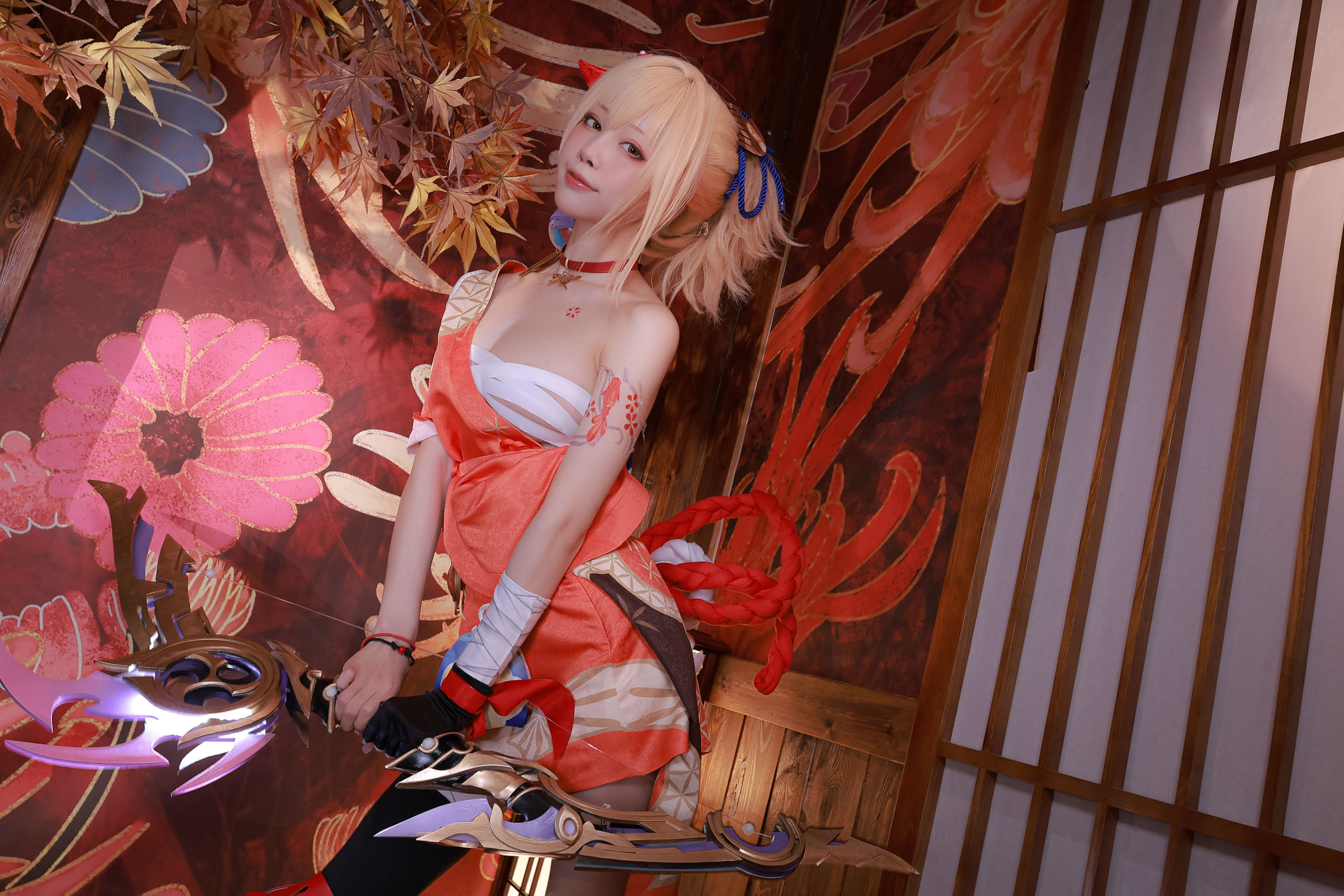 动漫博主水淼aqua – 宵宫 [101P] - 秀人网免费无水印在线套图写真