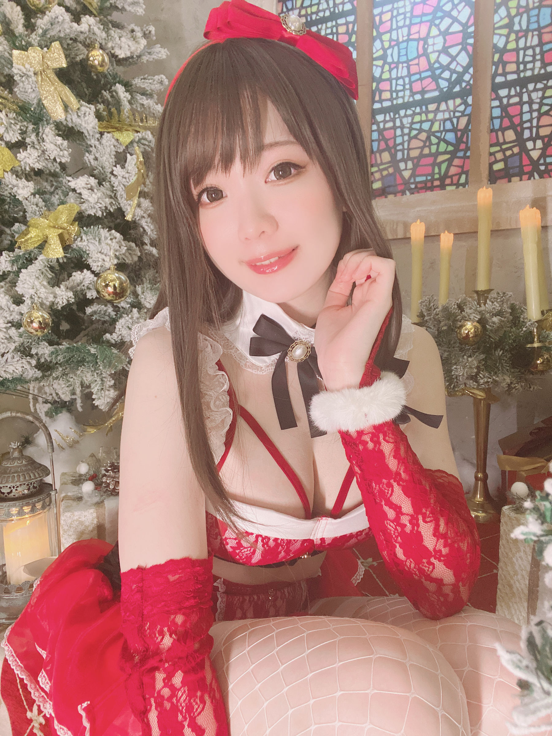 微博妹纸霜月shimo – もうすぐ今年も終わります！ [20P] - 秀人网免费无水印在线套图写真