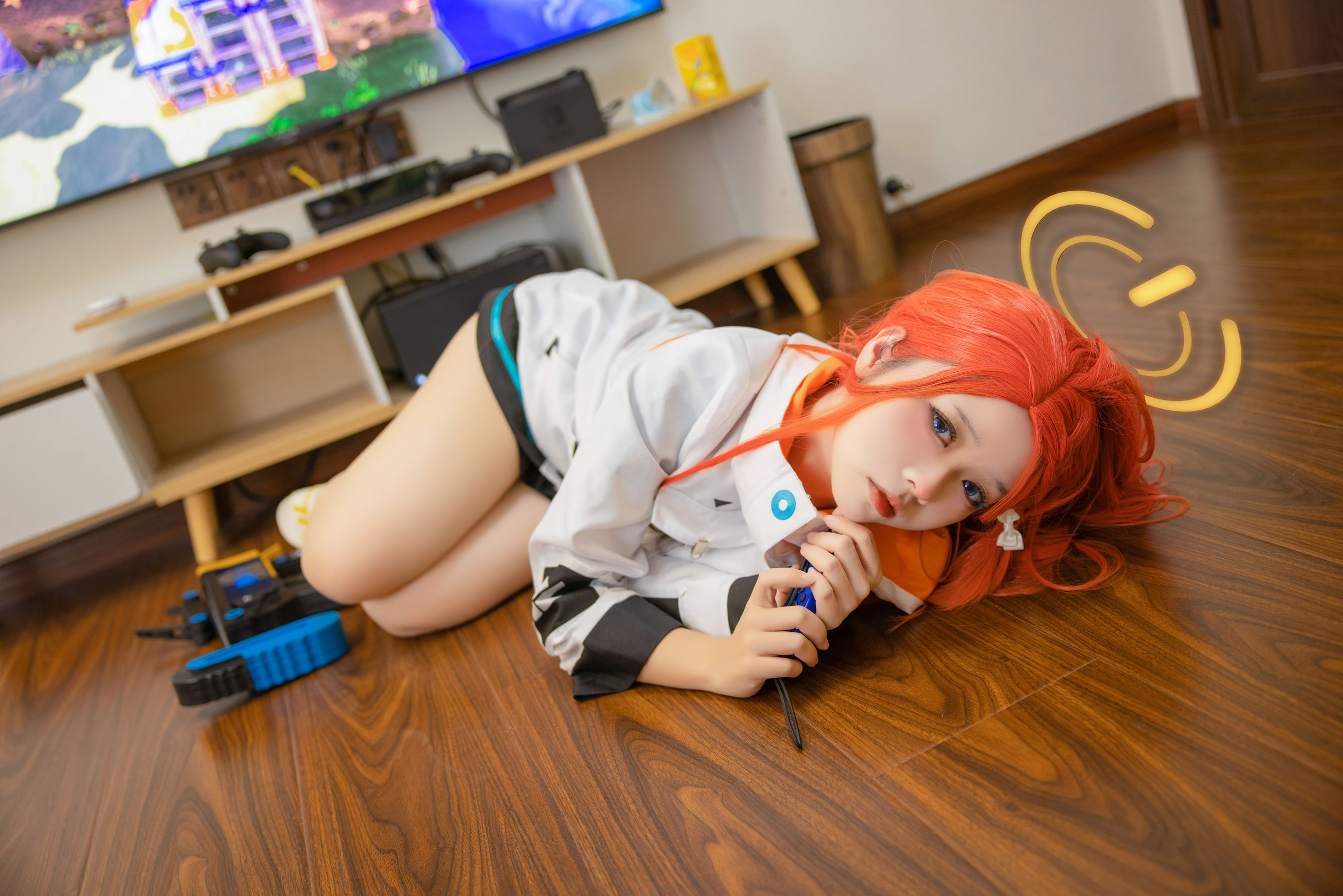 动漫博主G44不会受伤 – 碧蓝档案 花岡柚子 [25P] - 秀人网免费无水印在线套图写真