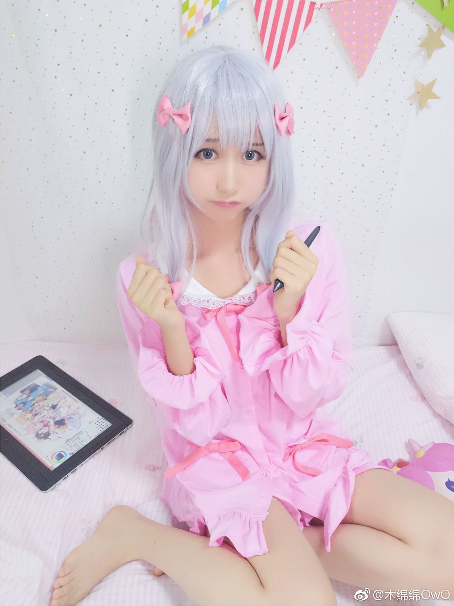 [萝莉COS] 木绵绵OwO – 微博生活照自拍精选合集 [120P] - 秀人网免费无水印在线套图写真