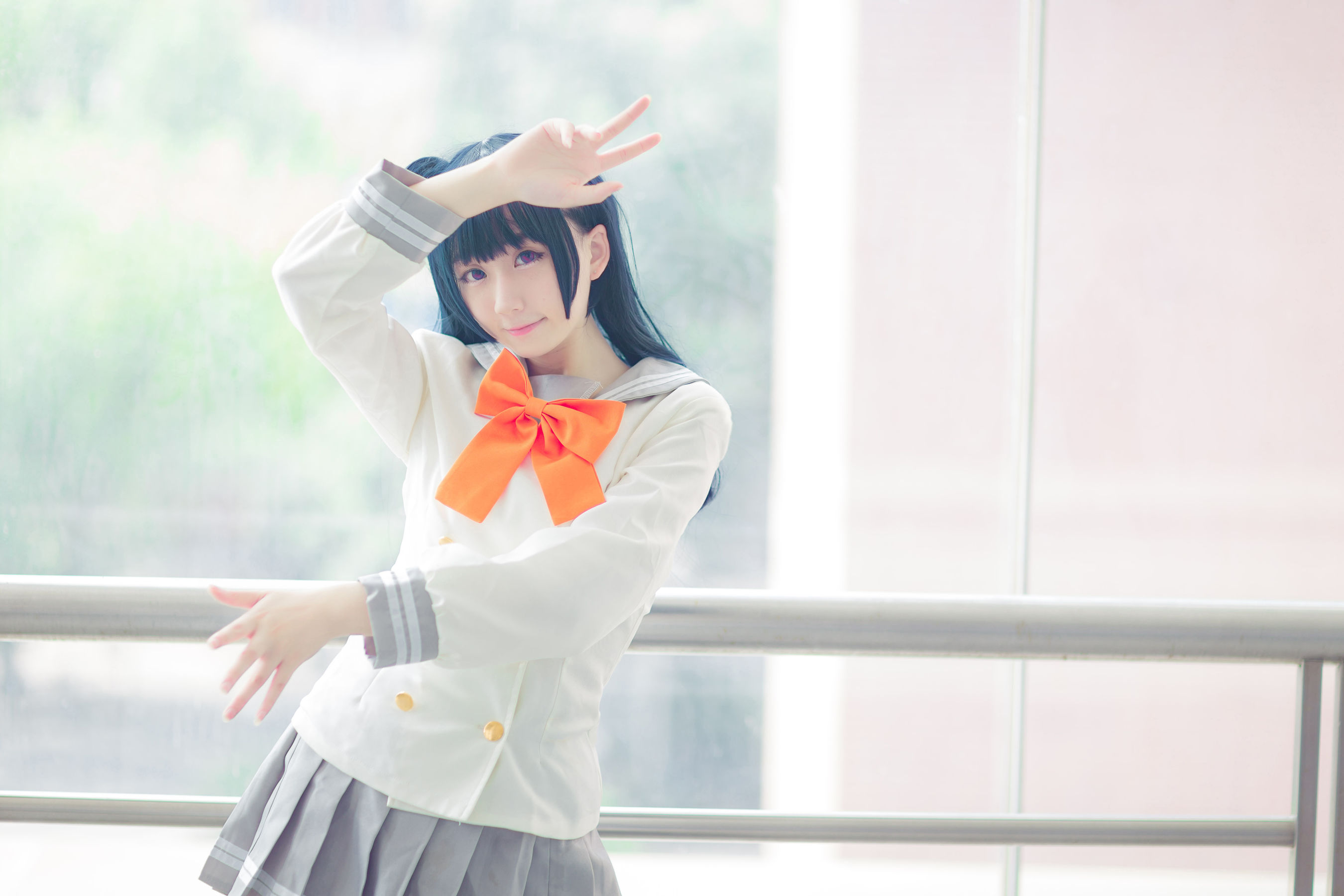 动漫博主浅野菌子 LoveLive!Sunshine!! 津岛善子 [24P] - 秀人网免费无水印在线套图写真
