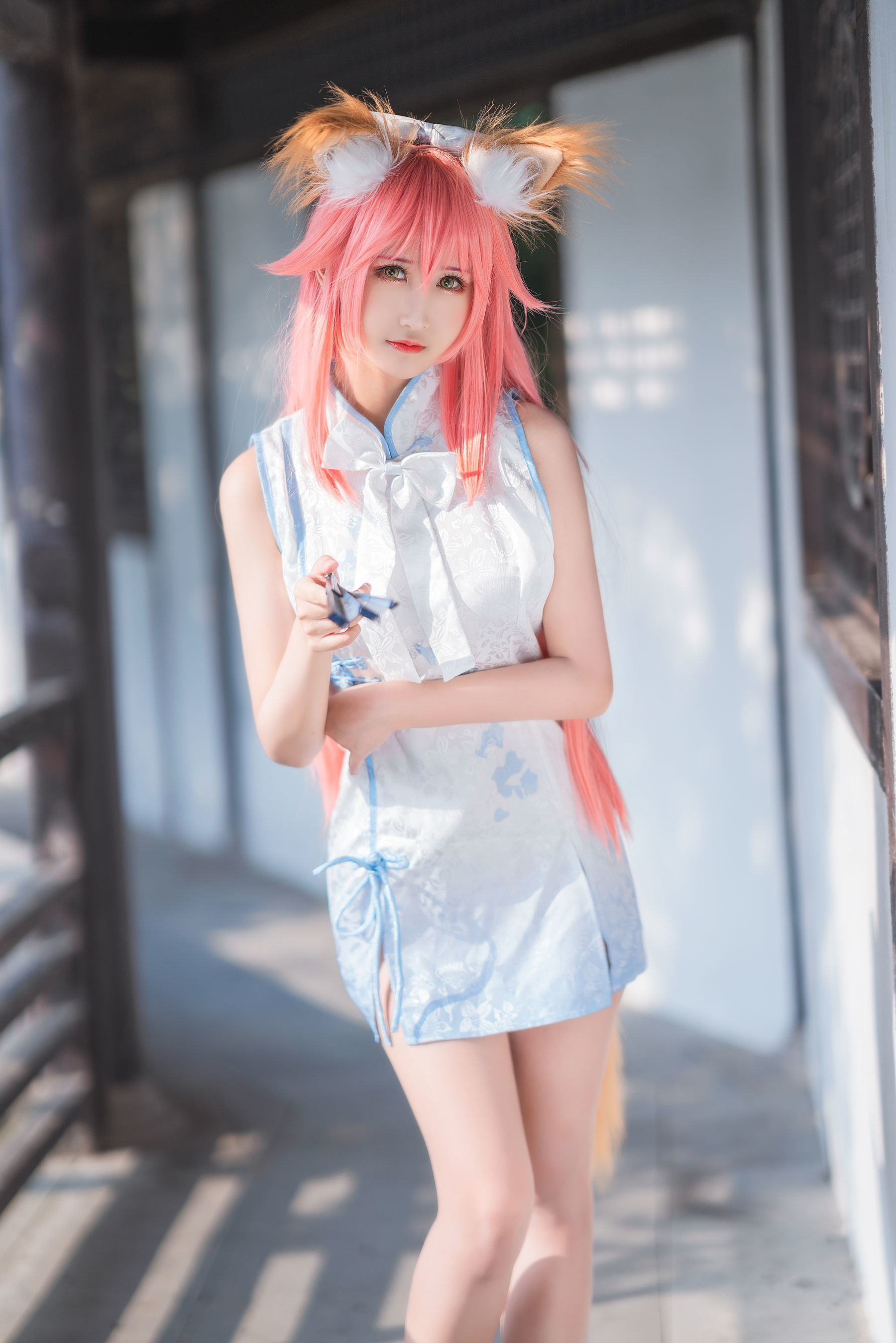 微博妹子三度_69 旗袍玉藻前 [41P] - 秀人网免费无水印在线套图写真