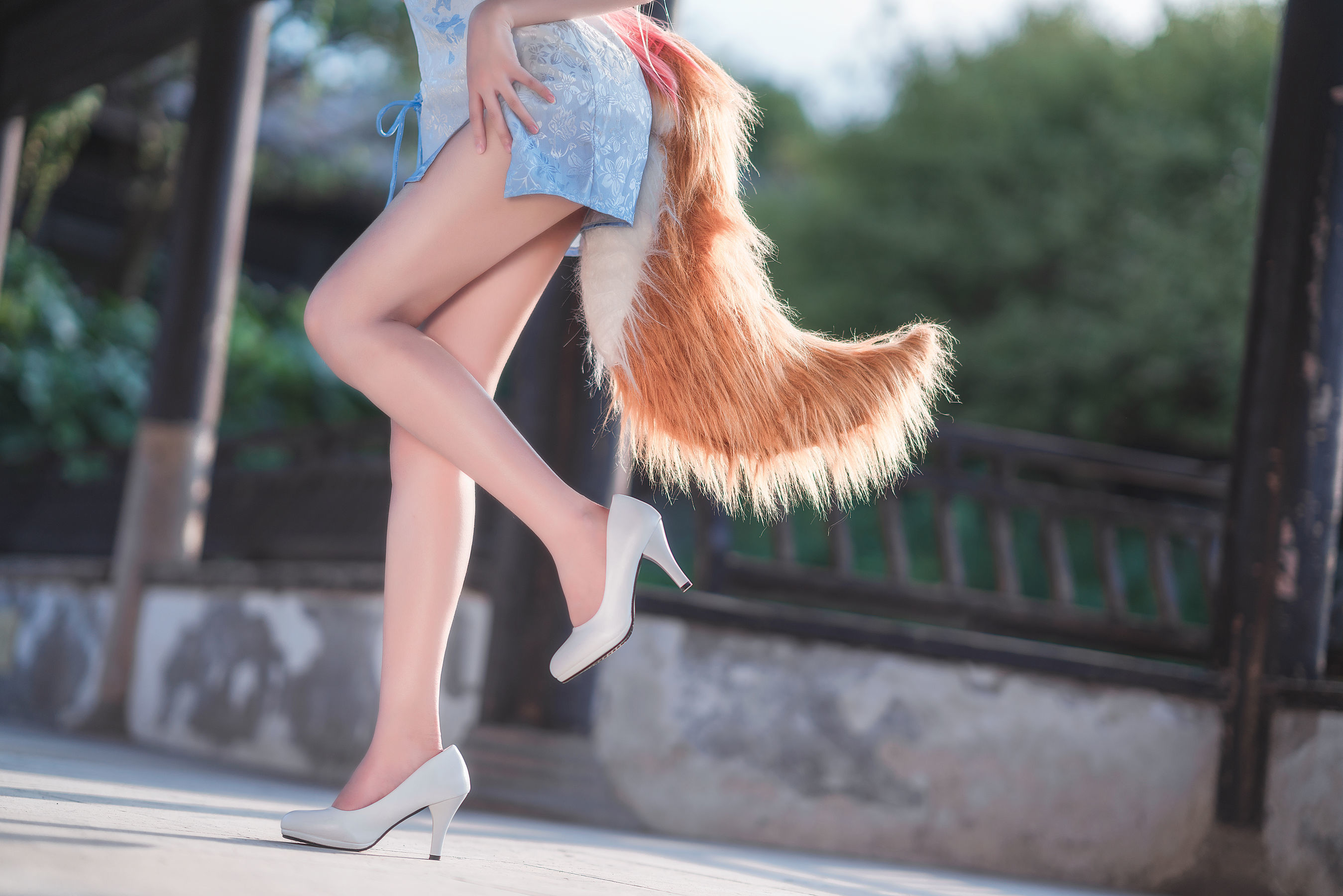 微博妹子三度_69 旗袍玉藻前 [41P] - 秀人网免费无水印在线套图写真