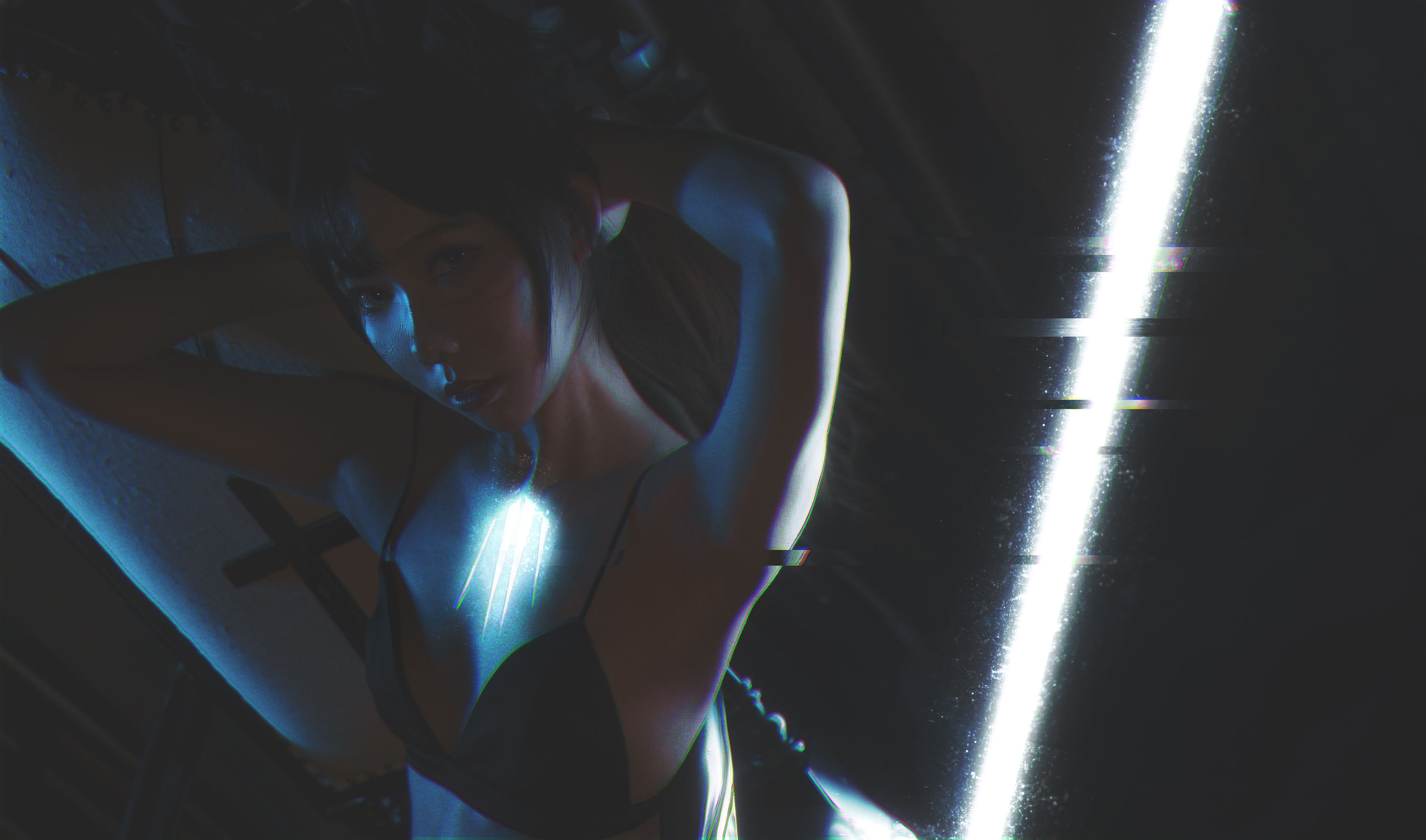 仙女月 – 赛博 [9P] - 秀人网免费无水印在线套图写真