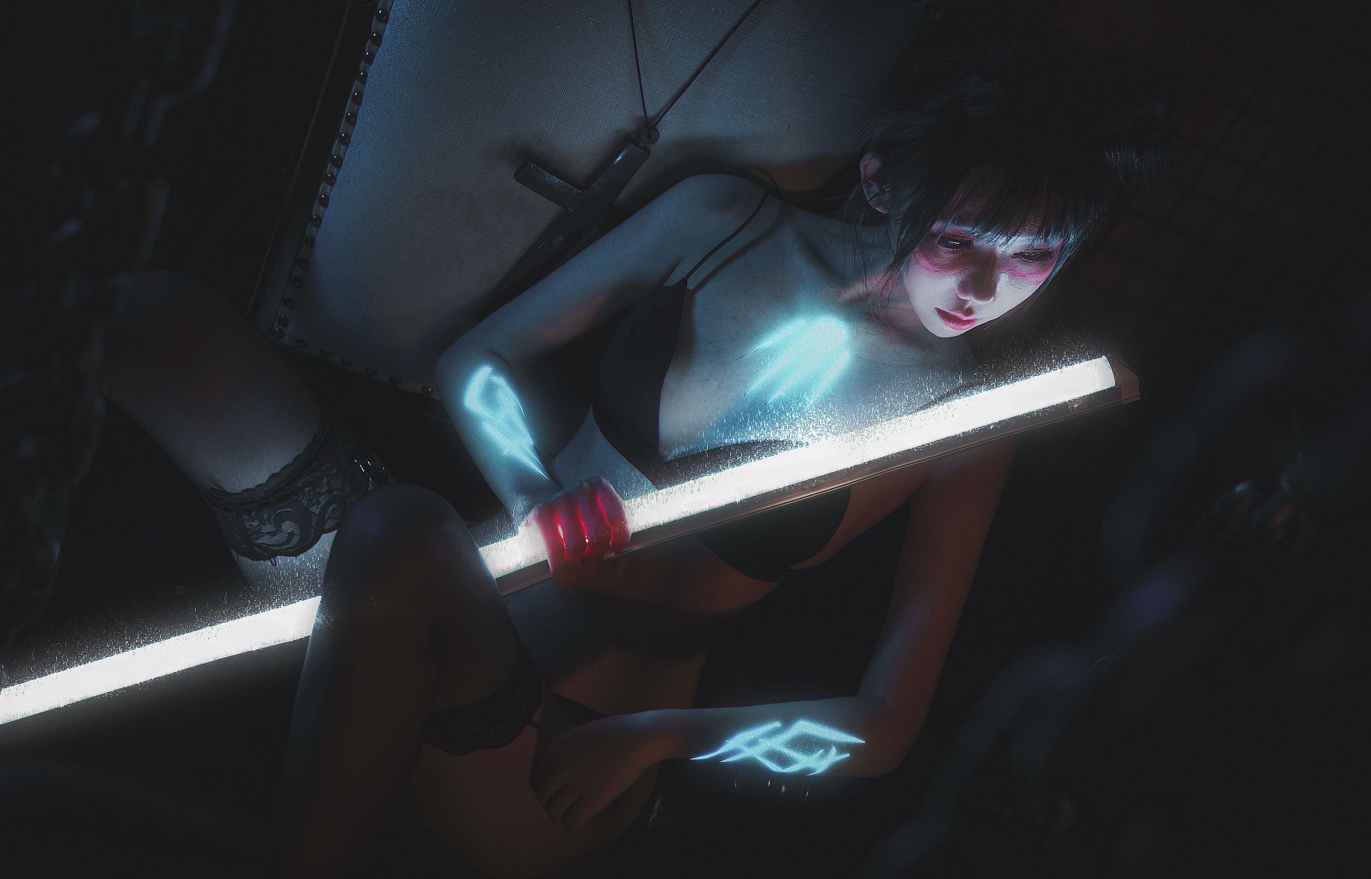 仙女月 – 赛博 [9P] - 秀人网免费无水印在线套图写真