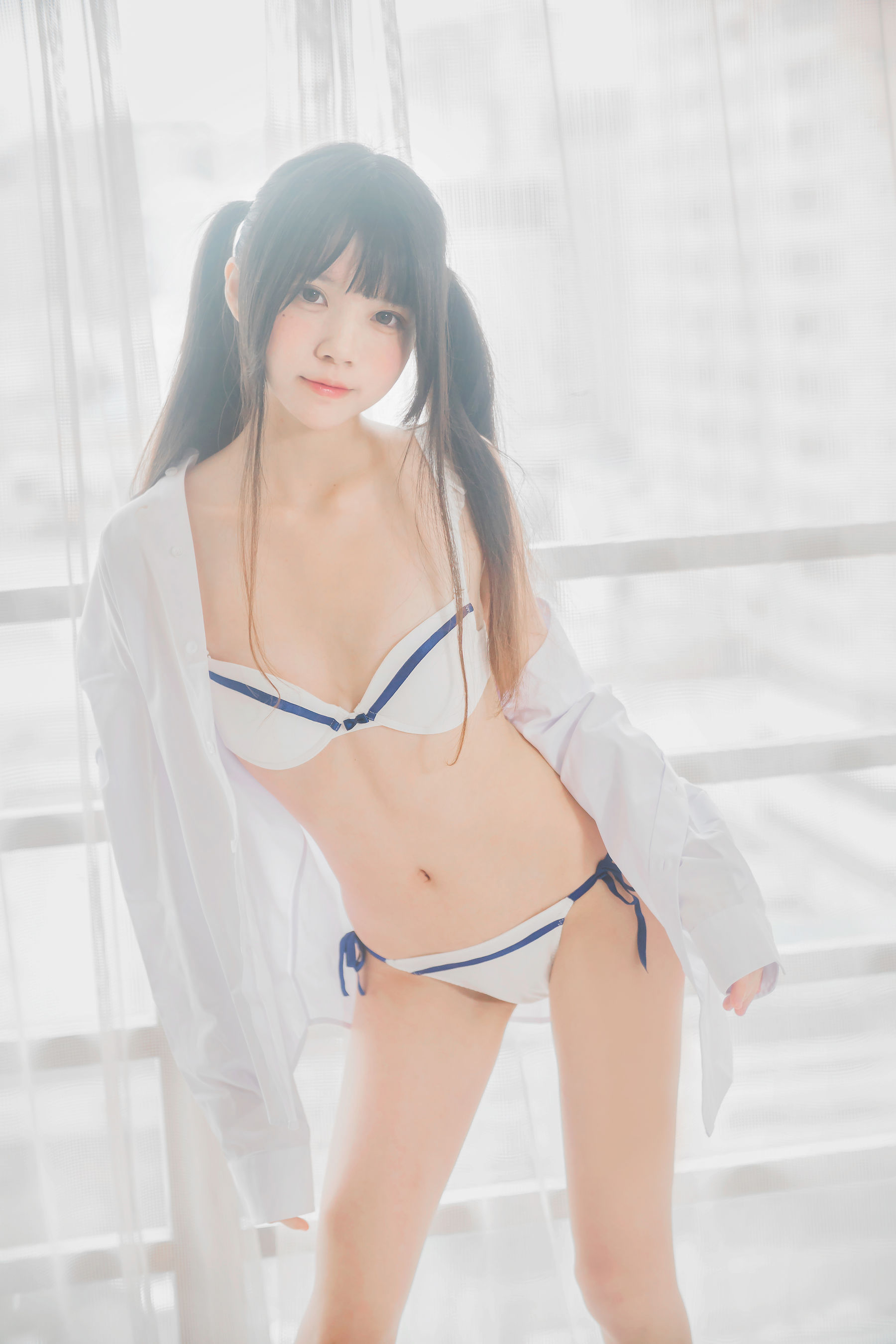 桜桃喵 《白衬衫双马尾》 [47P] - 秀人网免费无水印在线套图写真