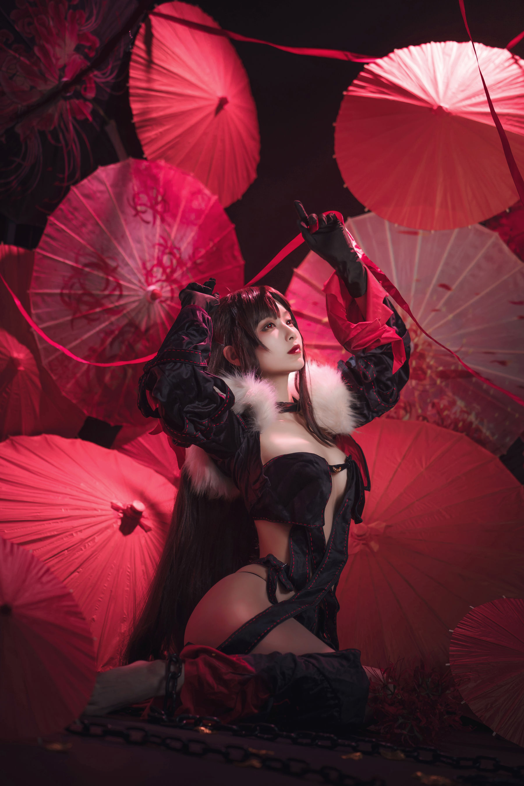 [Cosplay写真] 动漫博主铁板烧鬼舞w – 虞美人 [26P] - 秀人网免费无水印在线套图写真