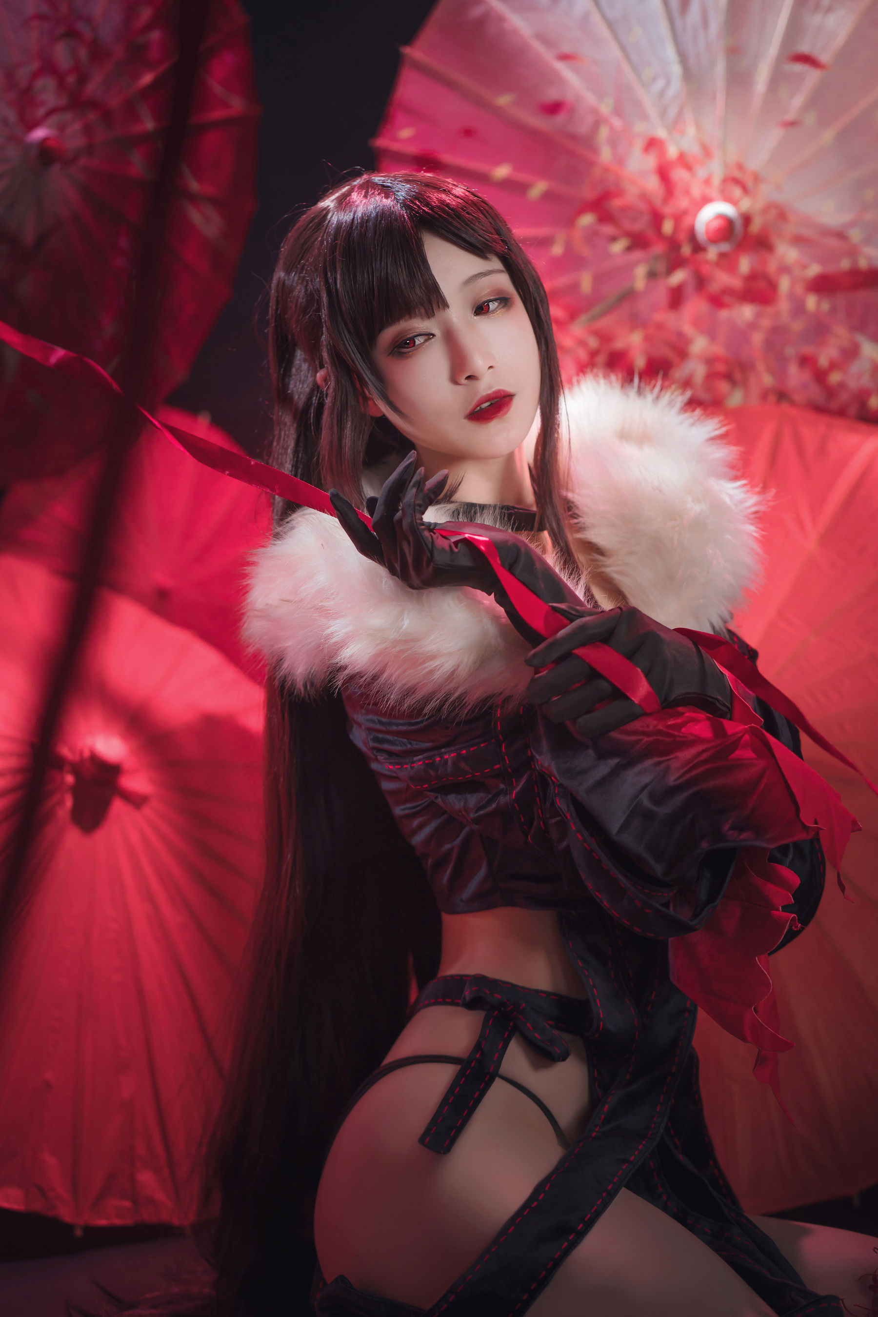 [Cosplay写真] 动漫博主铁板烧鬼舞w – 虞美人 [26P] - 秀人网免费无水印在线套图写真