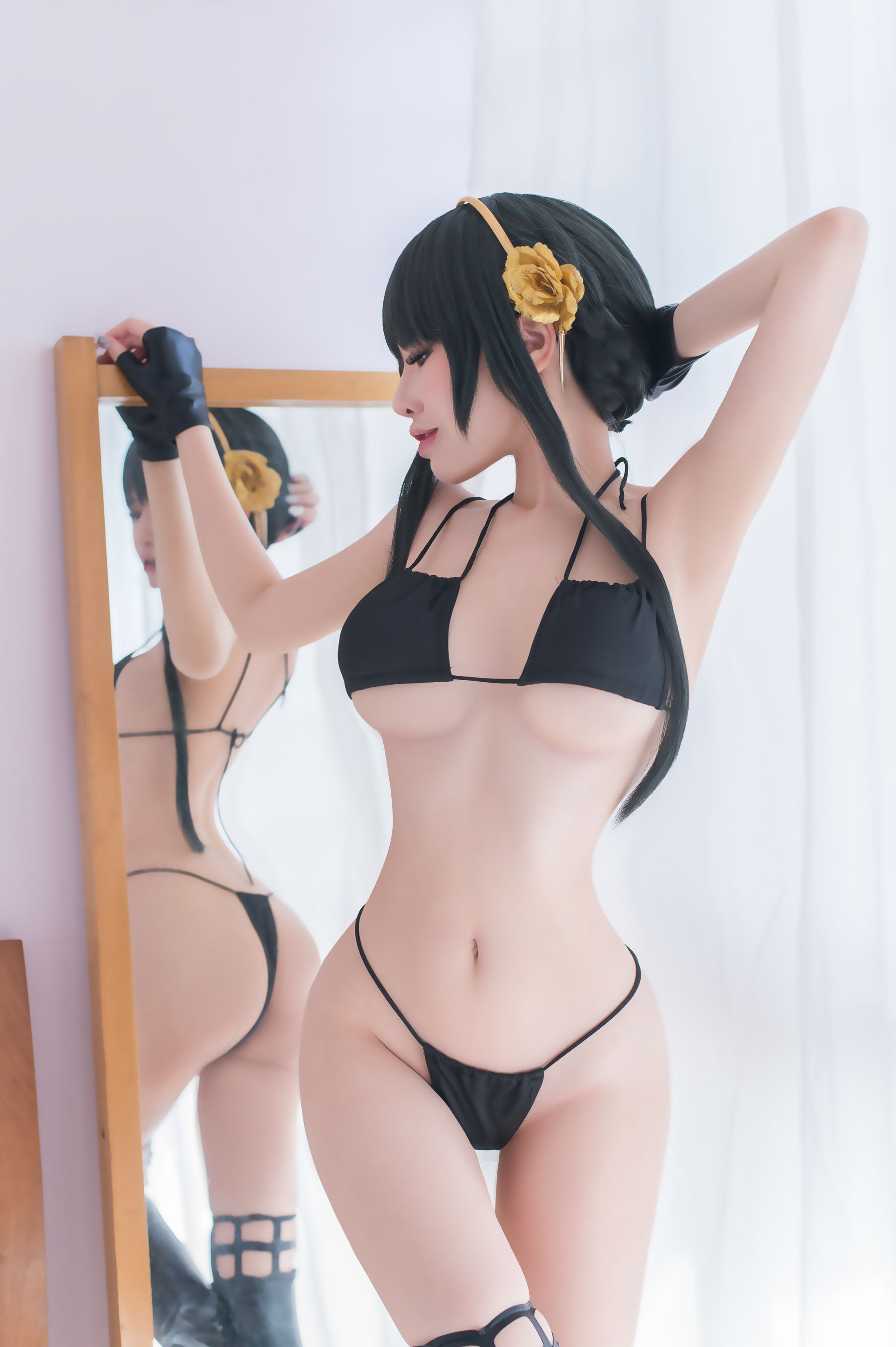 花リリ(Plant Lily) – Yor [17P] - 秀人网免费无水印在线套图写真