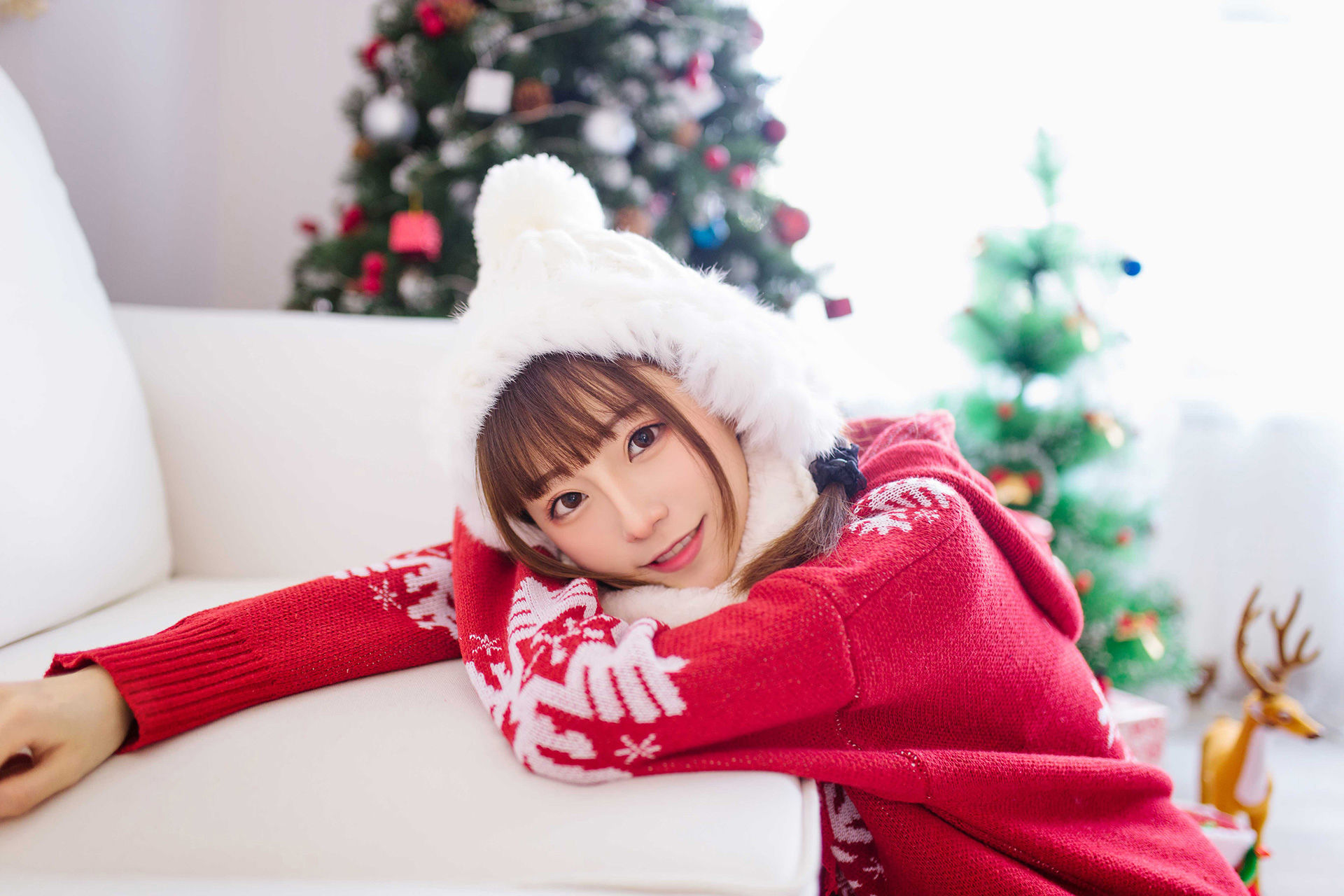 动漫博主Kitaro_绮太郎 圣诞节1 [13P] - 秀人网免费无水印在线套图写真