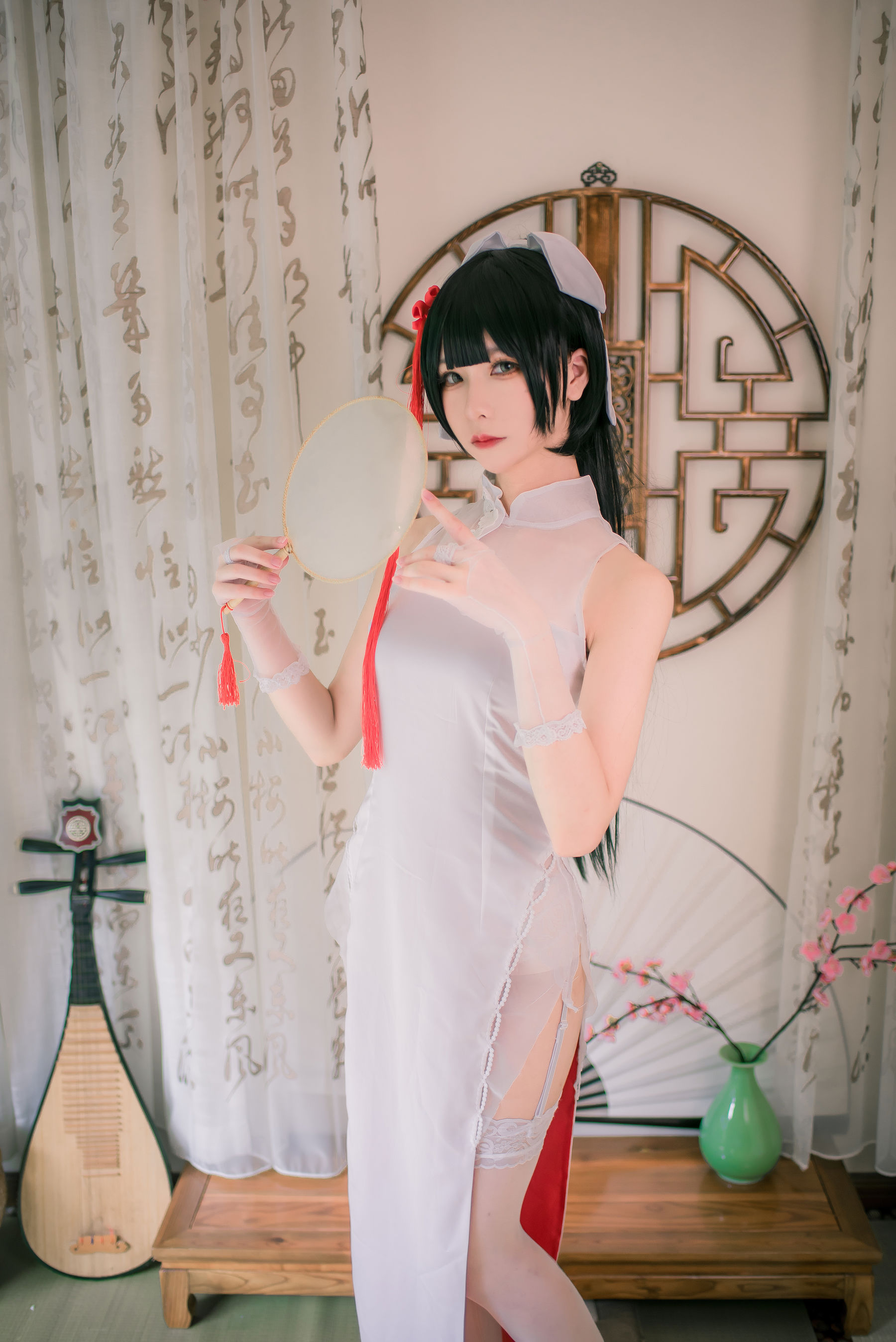 拼音拼嘤嘤 高雄旗袍 [17P] - 秀人网免费无水印在线套图写真