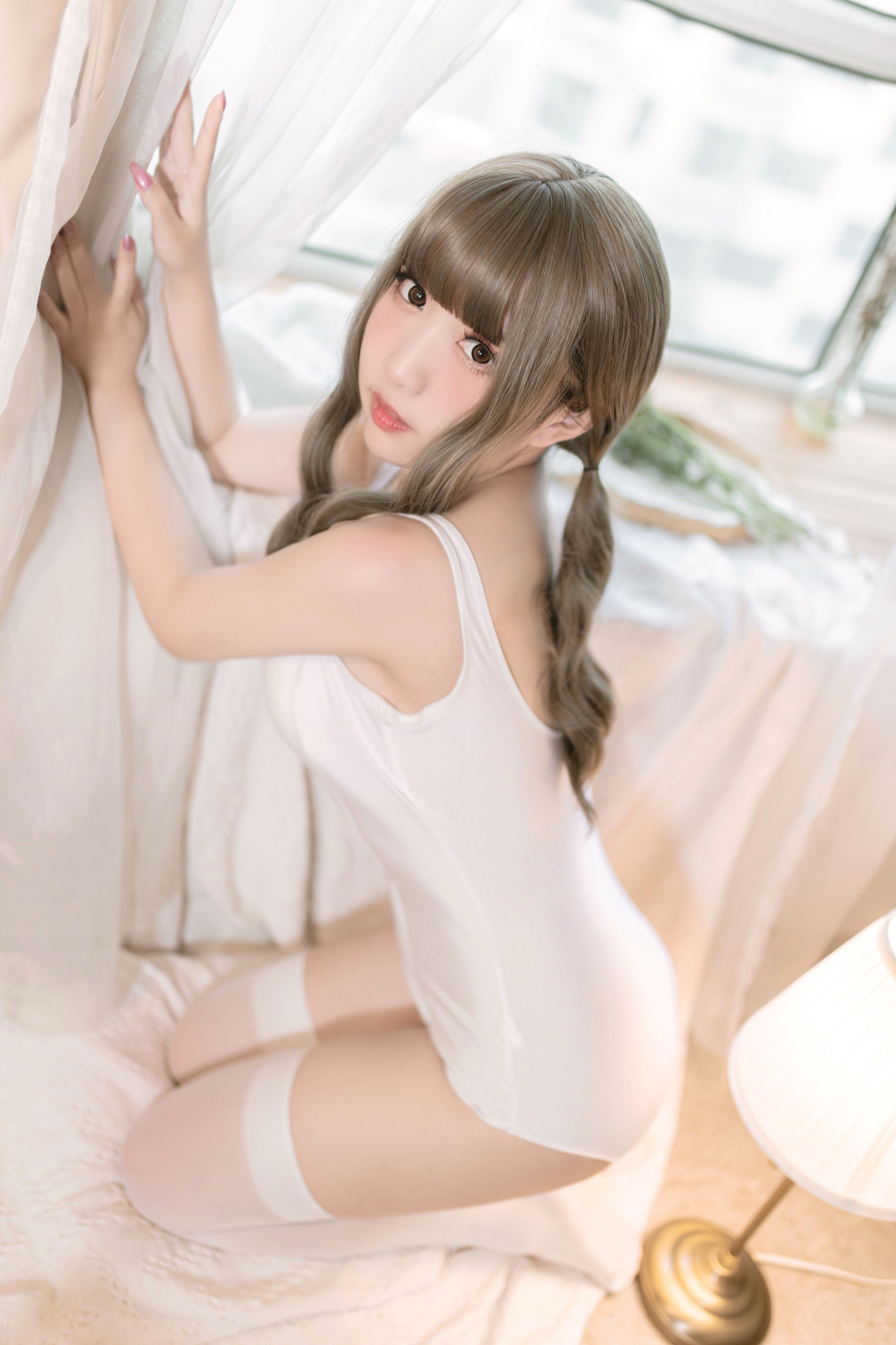 动漫博主貓田聖奈奈 – 白色死库水 [9P] - 秀人网免费无水印在线套图写真