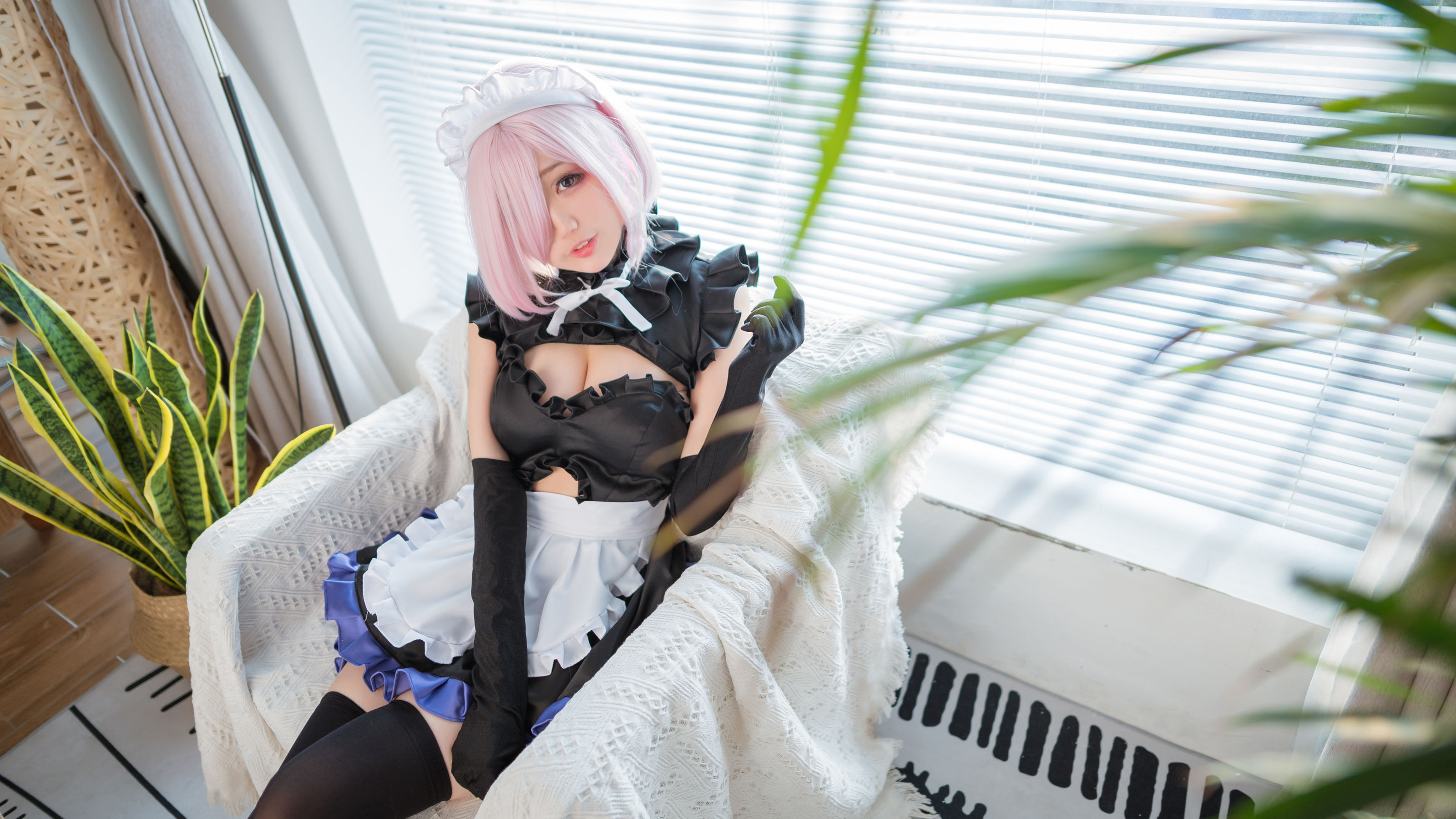 周叽是可爱兔兔 – 玛修 [17P] - 秀人网免费无水印在线套图写真