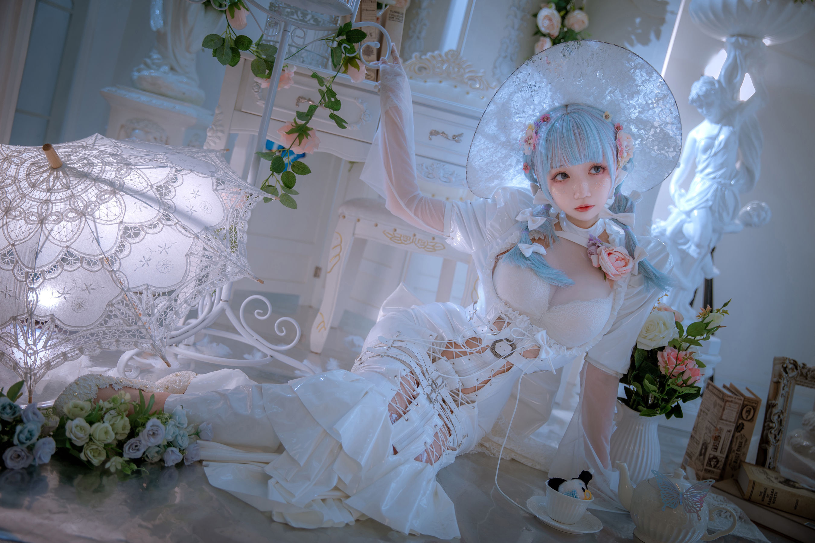 小野寺地瓜 – 纯白魔女 [15P] - 秀人网免费无水印在线套图写真