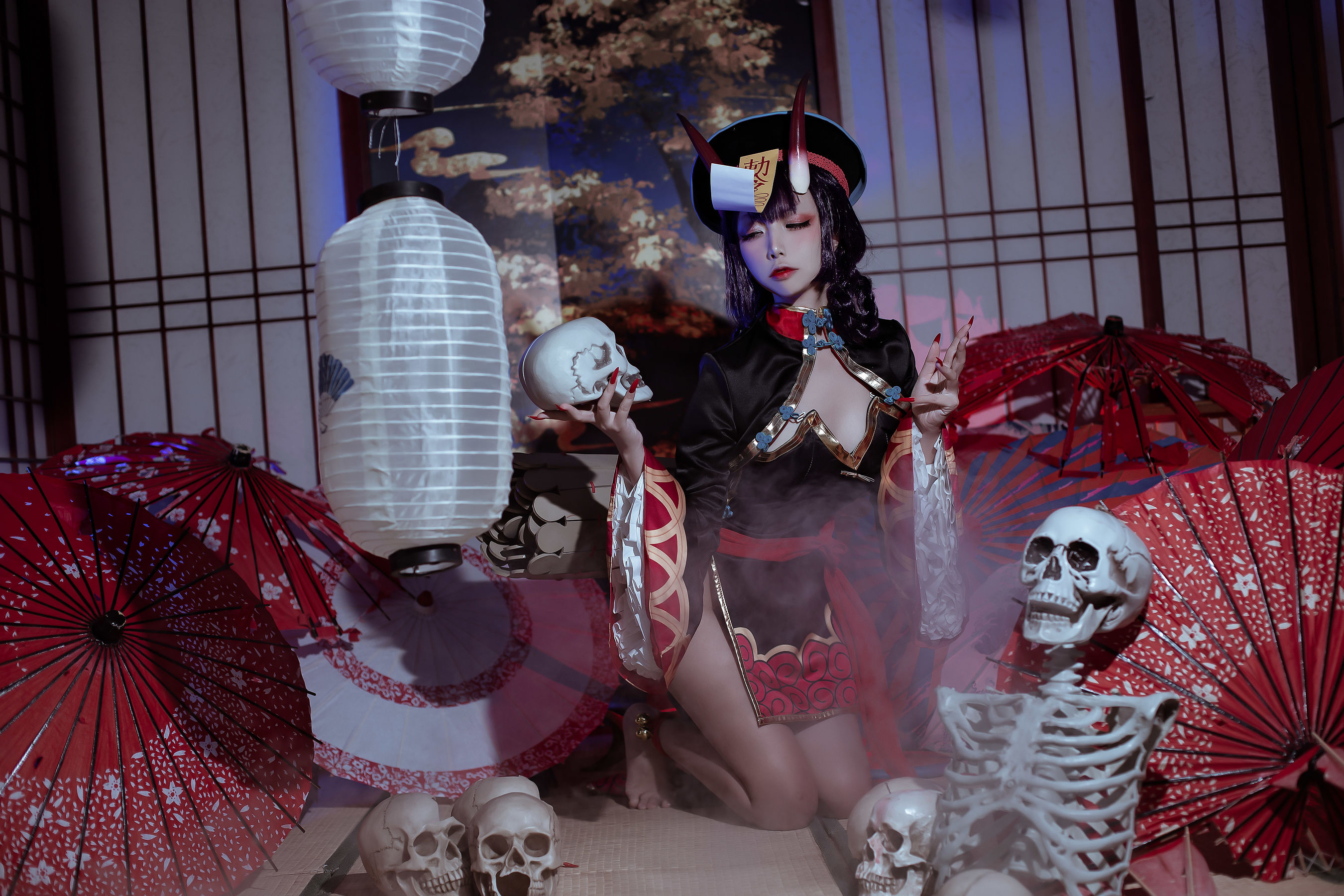 人气Coser二佐Nisa – fate酒吞僵尸童子 [21P] - 秀人网免费无水印在线套图写真