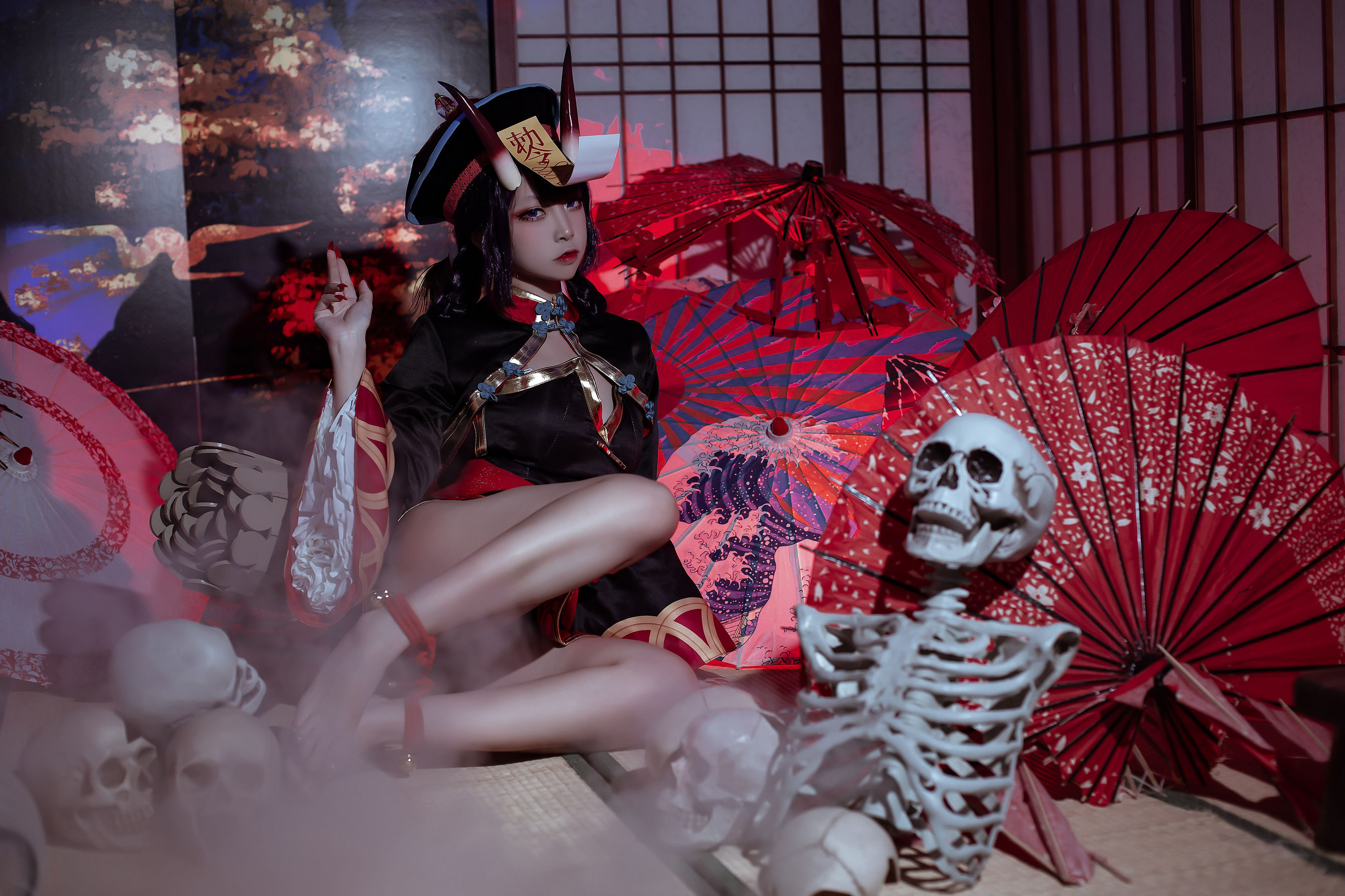 人气Coser二佐Nisa – fate酒吞僵尸童子 [21P] - 秀人网免费无水印在线套图写真