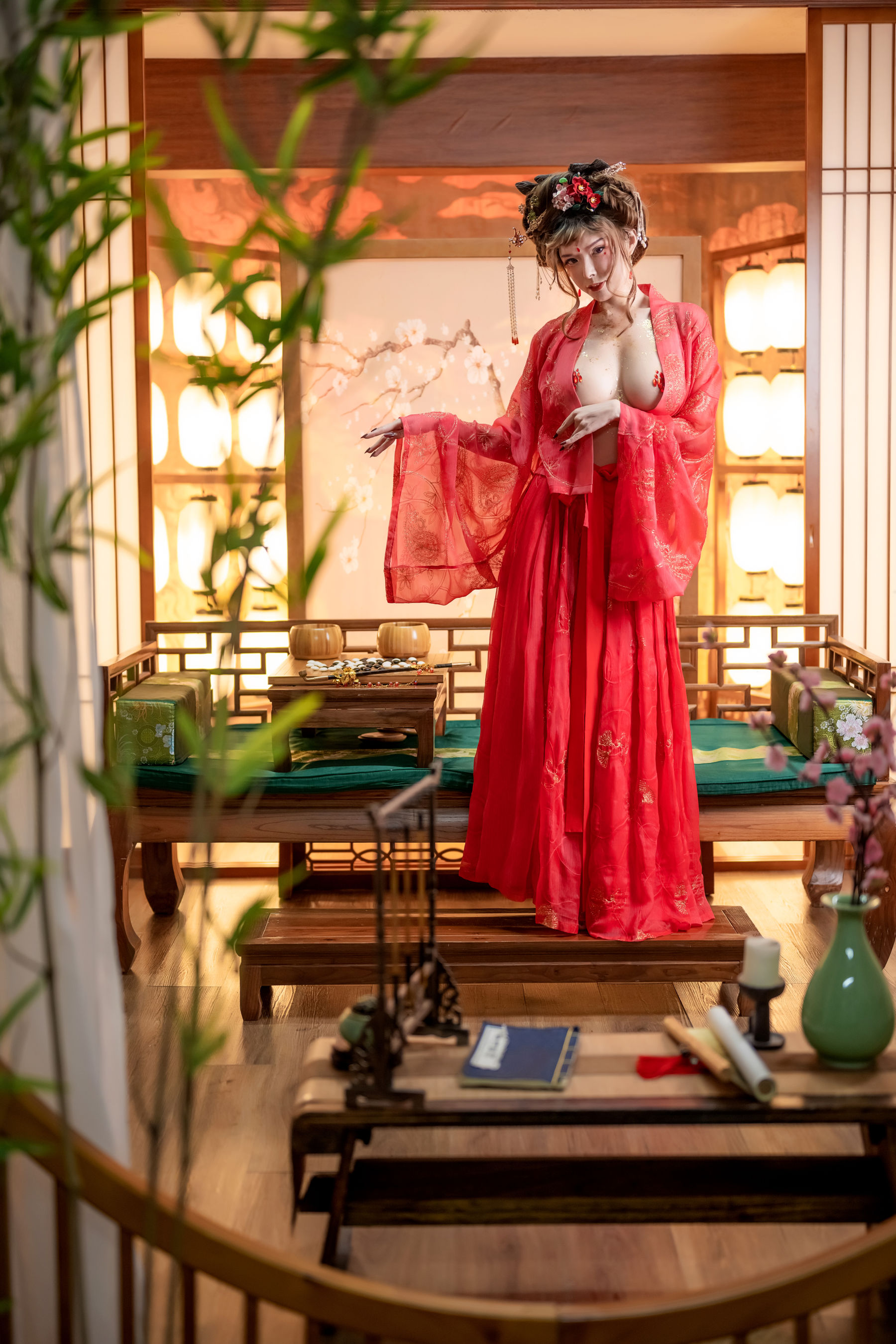 秋和柯基(夏小秋秋秋) – 新春贺图 [63P] - 秀人网免费无水印在线套图写真