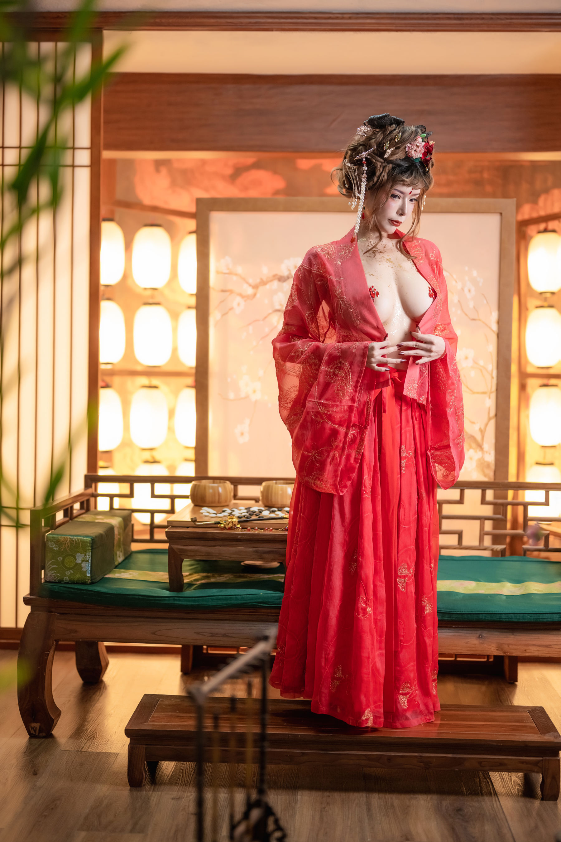 秋和柯基(夏小秋秋秋) – 新春贺图 [63P] - 秀人网免费无水印在线套图写真