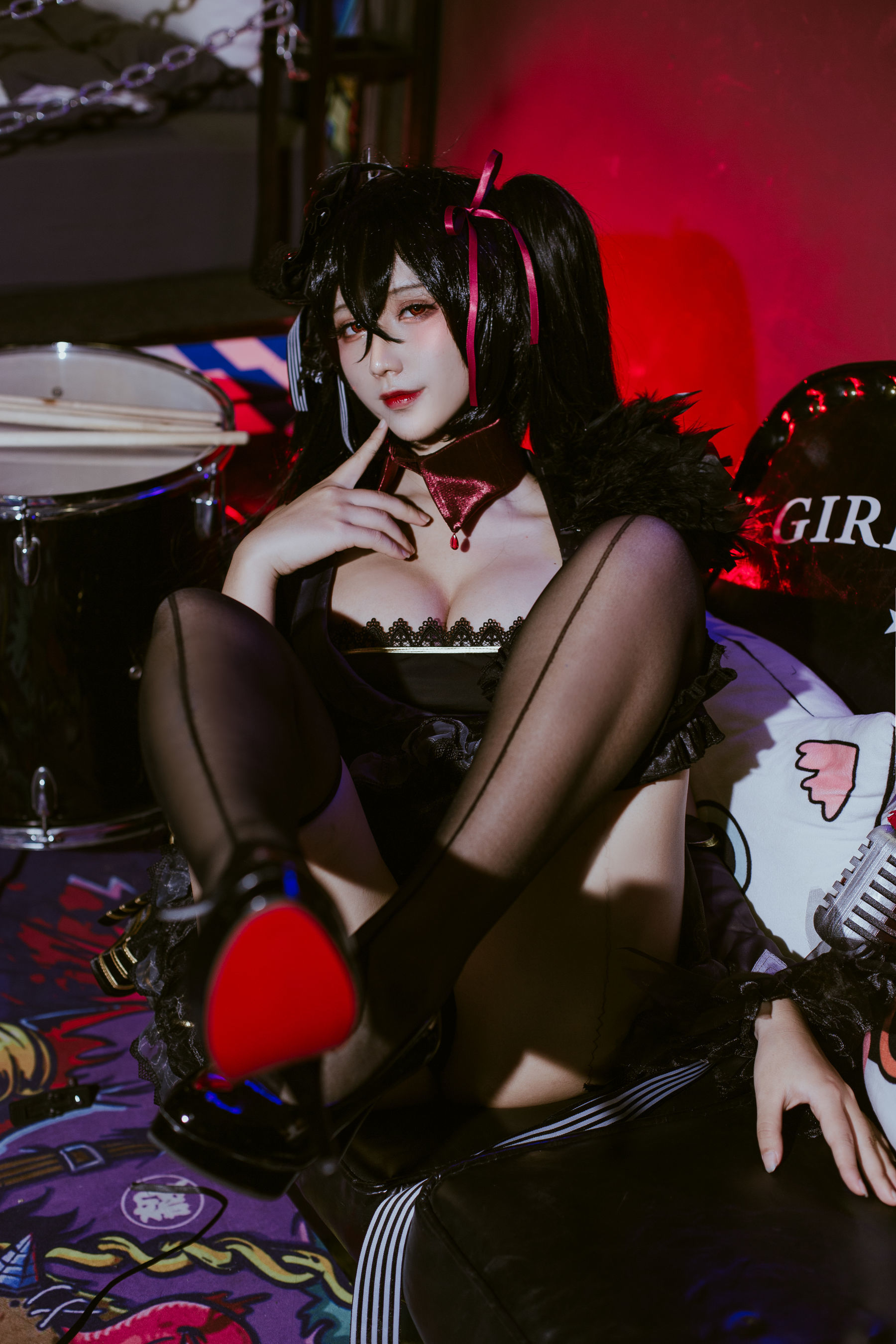 动漫博主九曲Jean – 大凤打歌服 [30P] - 秀人网免费无水印在线套图写真