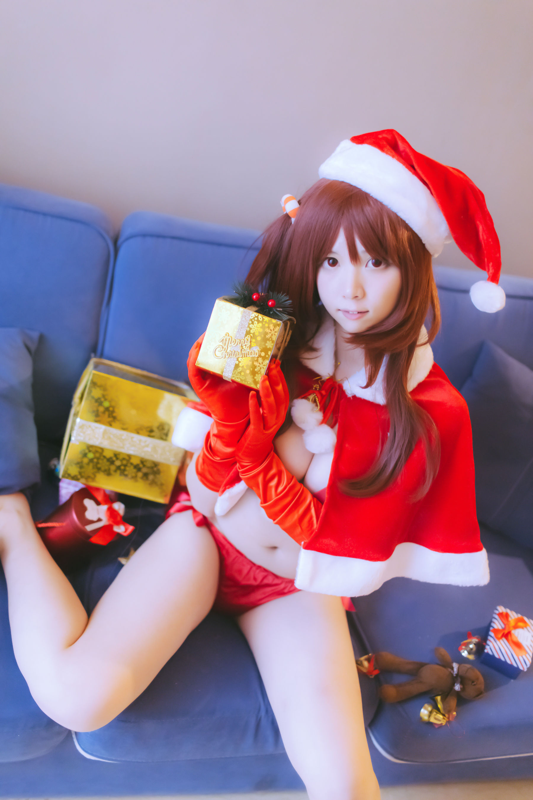 COS福利闪月半 Merry Christmas [6P] - 秀人网免费无水印在线套图写真