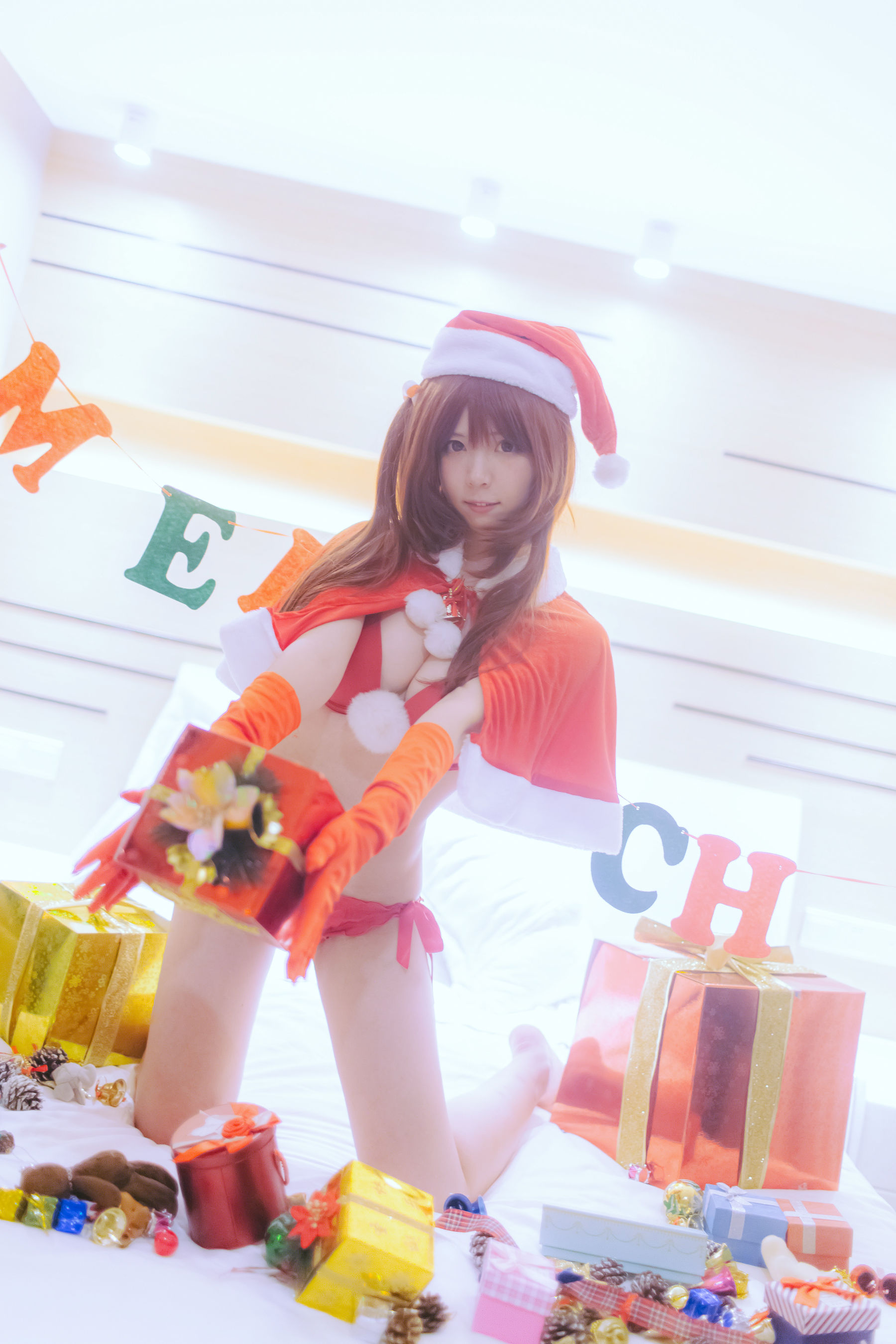 COS福利闪月半 Merry Christmas [6P] - 秀人网免费无水印在线套图写真