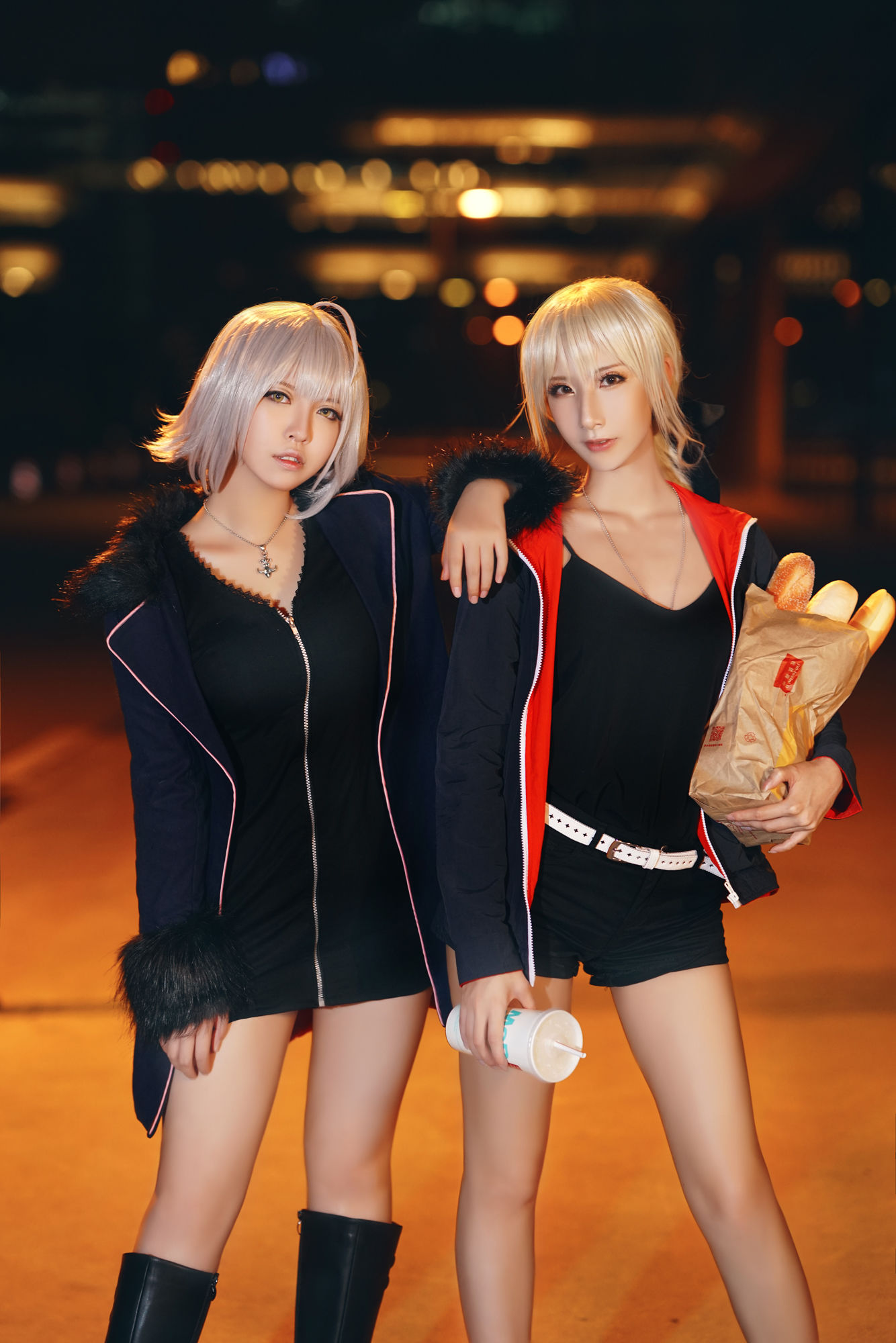 半半子&#038;索索sophia – 黑贞2 [34P] - 秀人网免费无水印在线套图写真