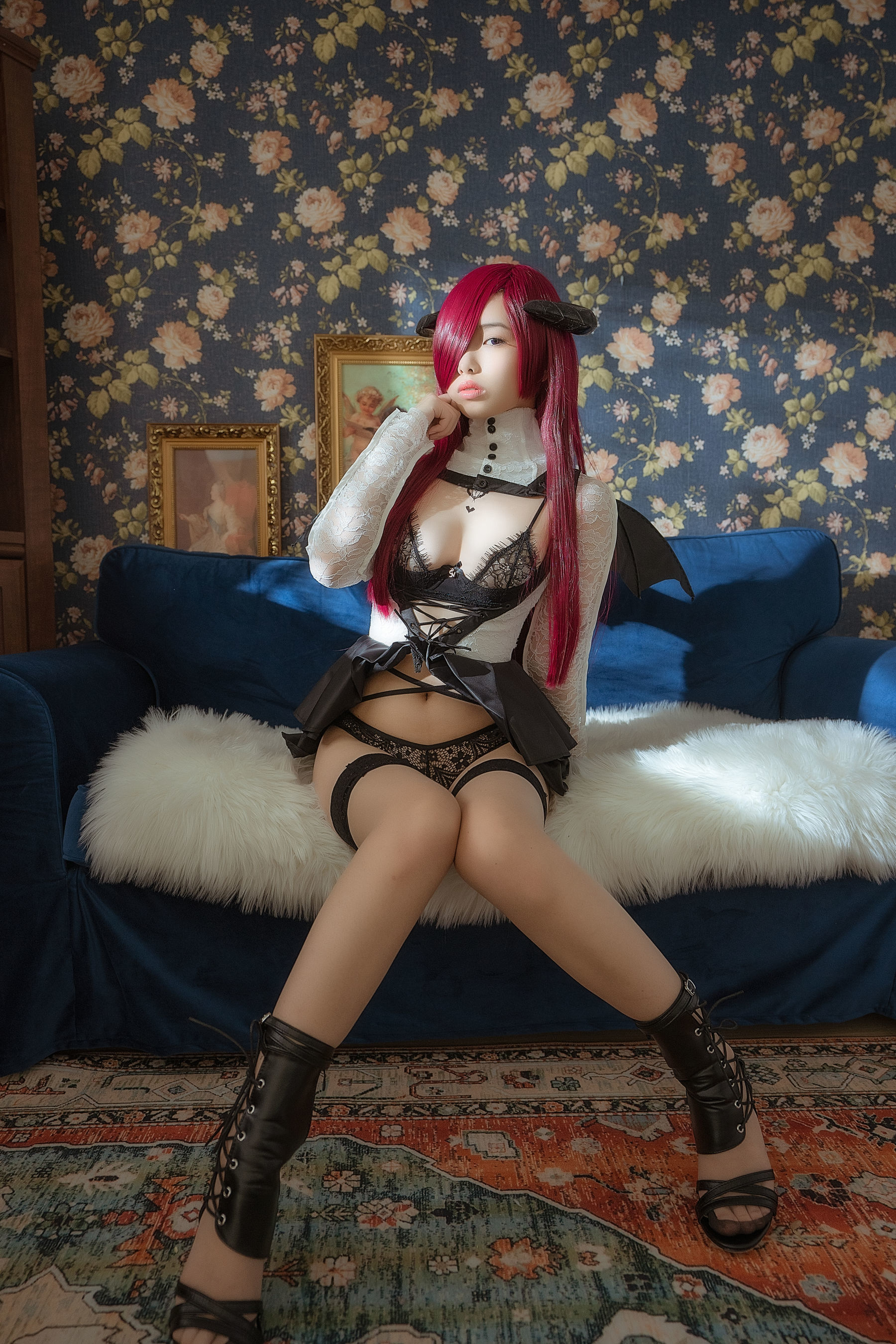 [萝莉COS] 雯妹 – 魅魔 the countess of devil [38P] - 秀人网免费无水印在线套图写真