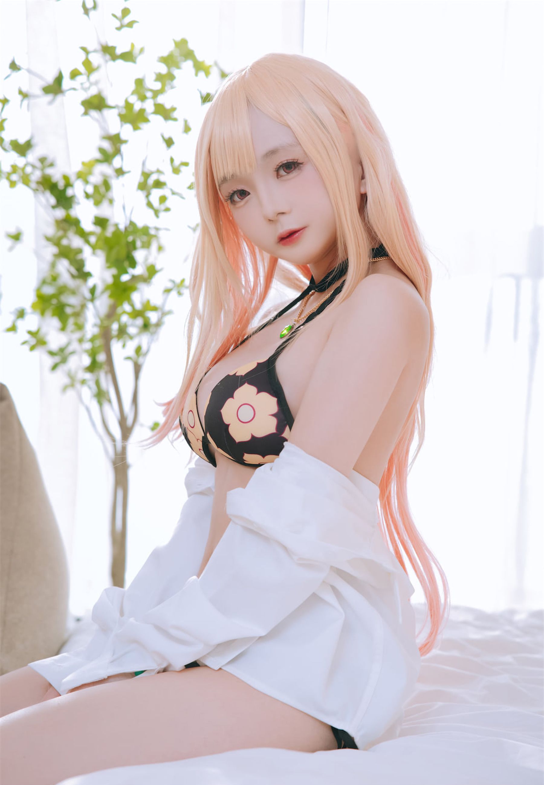 Cosplay日奈娇 – 更衣人偶喜多川海梦泳装 [62P] - 秀人网免费无水印在线套图写真