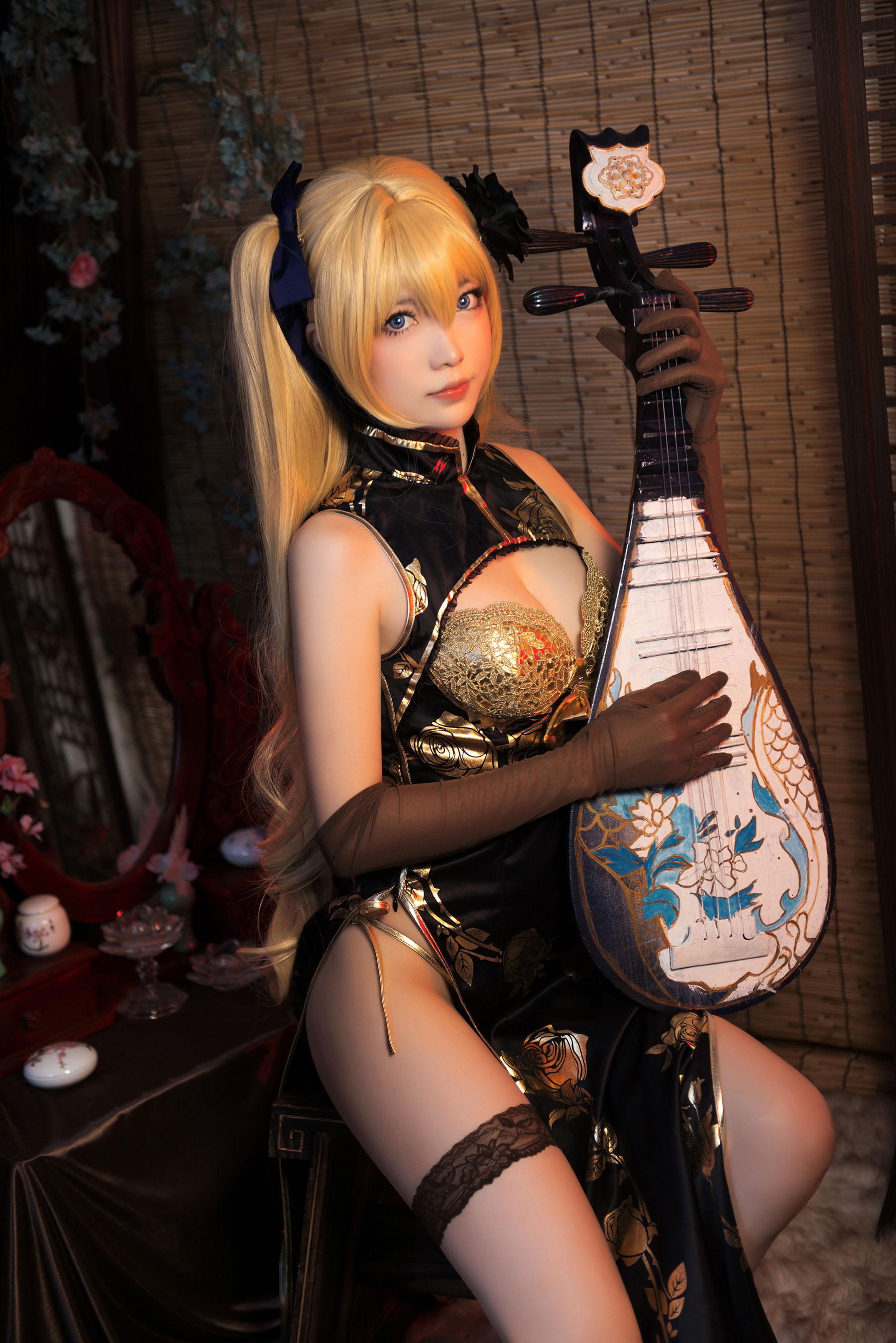 大胸萌妹妖少you1 – 金莲 [9P] - 秀人网免费无水印在线套图写真