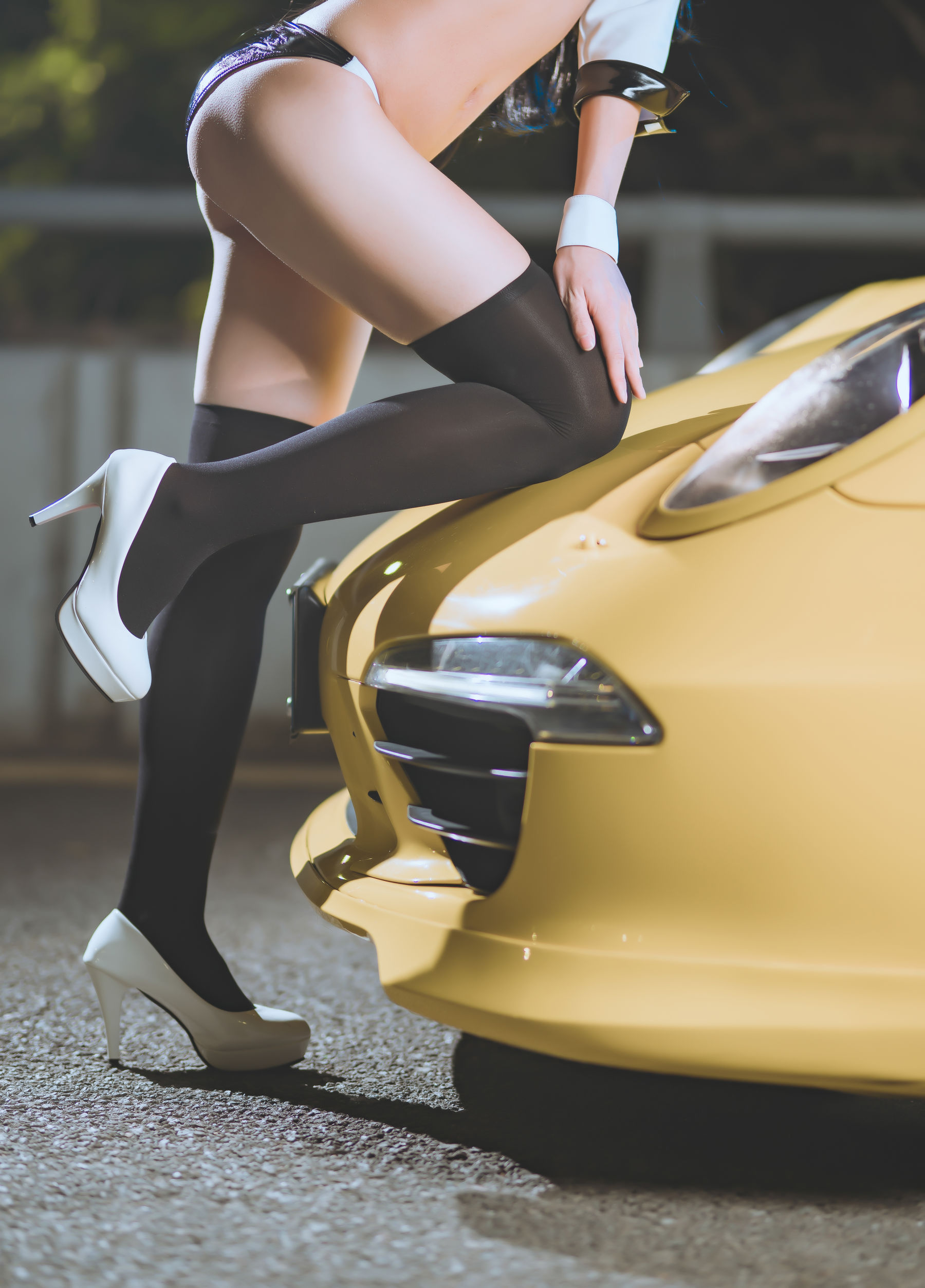 动漫博主雅祈 – 碧蓝航线赛车爱宕 [23P] - 秀人网免费无水印在线套图写真