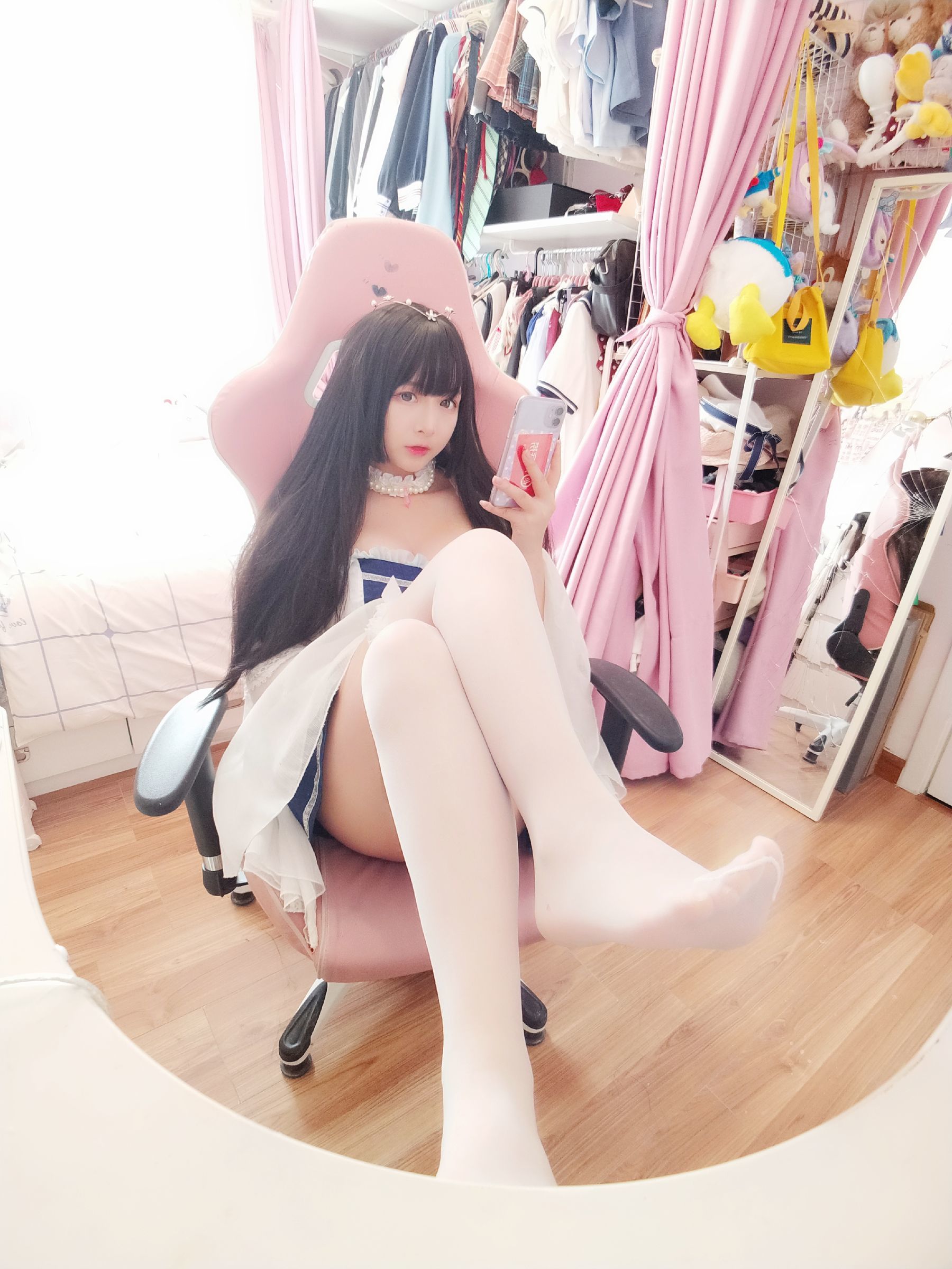 二次元美女古川kagura 白丝 [44P] - 秀人网免费无水印在线套图写真