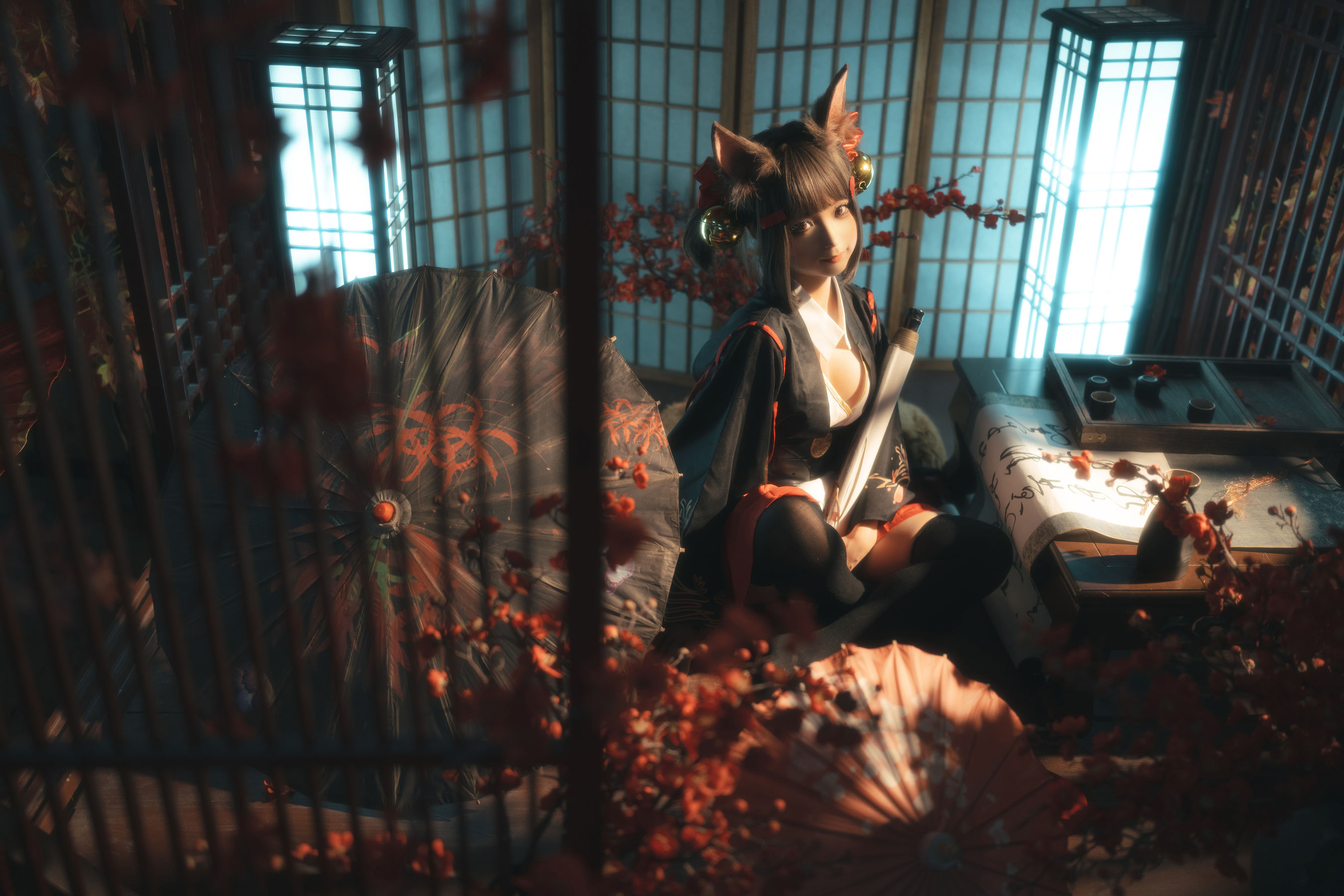 动漫博主蠢沫沫 – 小赤城 [52P] - 秀人网免费无水印在线套图写真