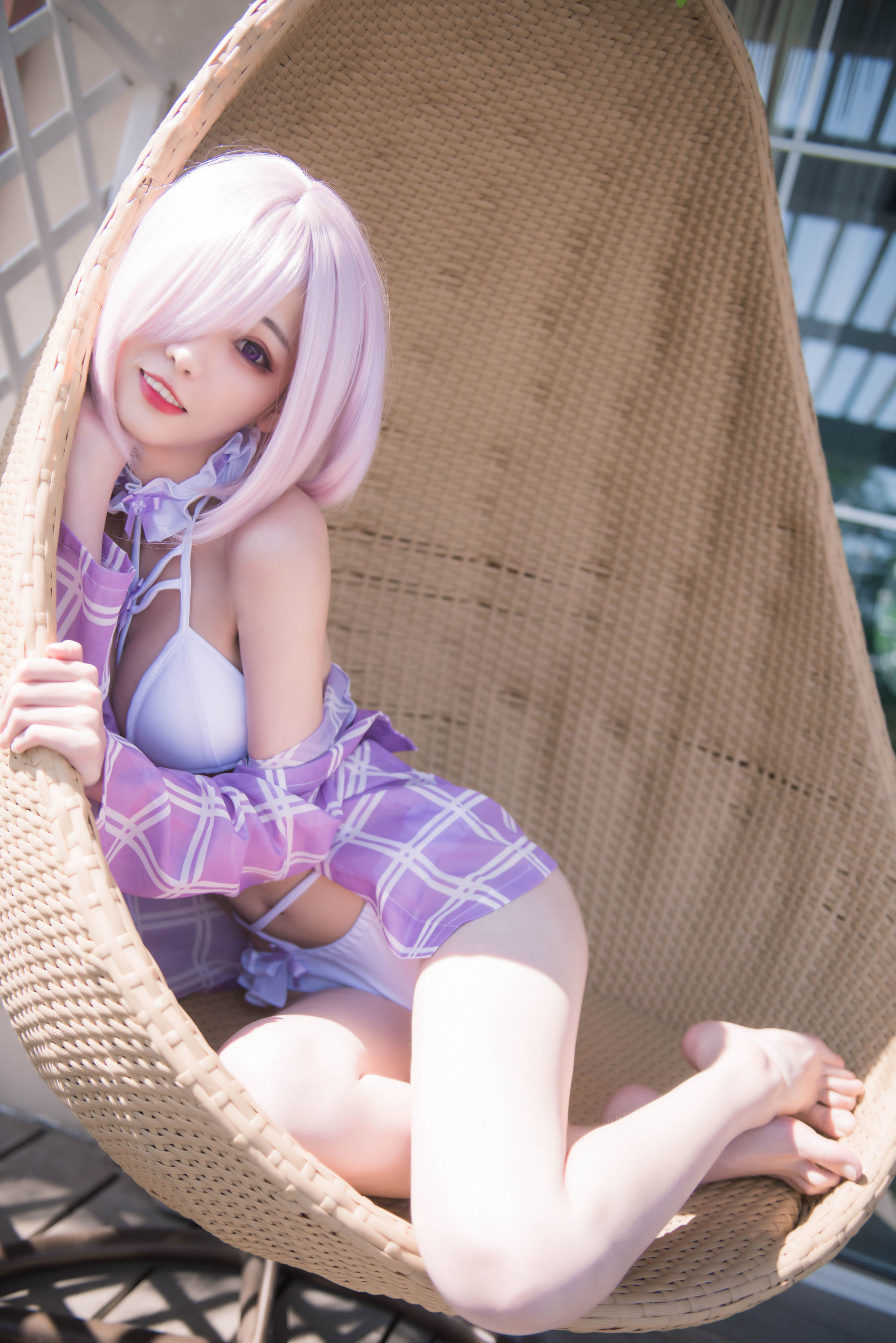 [萝莉COS] 小妖精你的负卿 – 玛修泳装 [16P] - 秀人网免费无水印在线套图写真