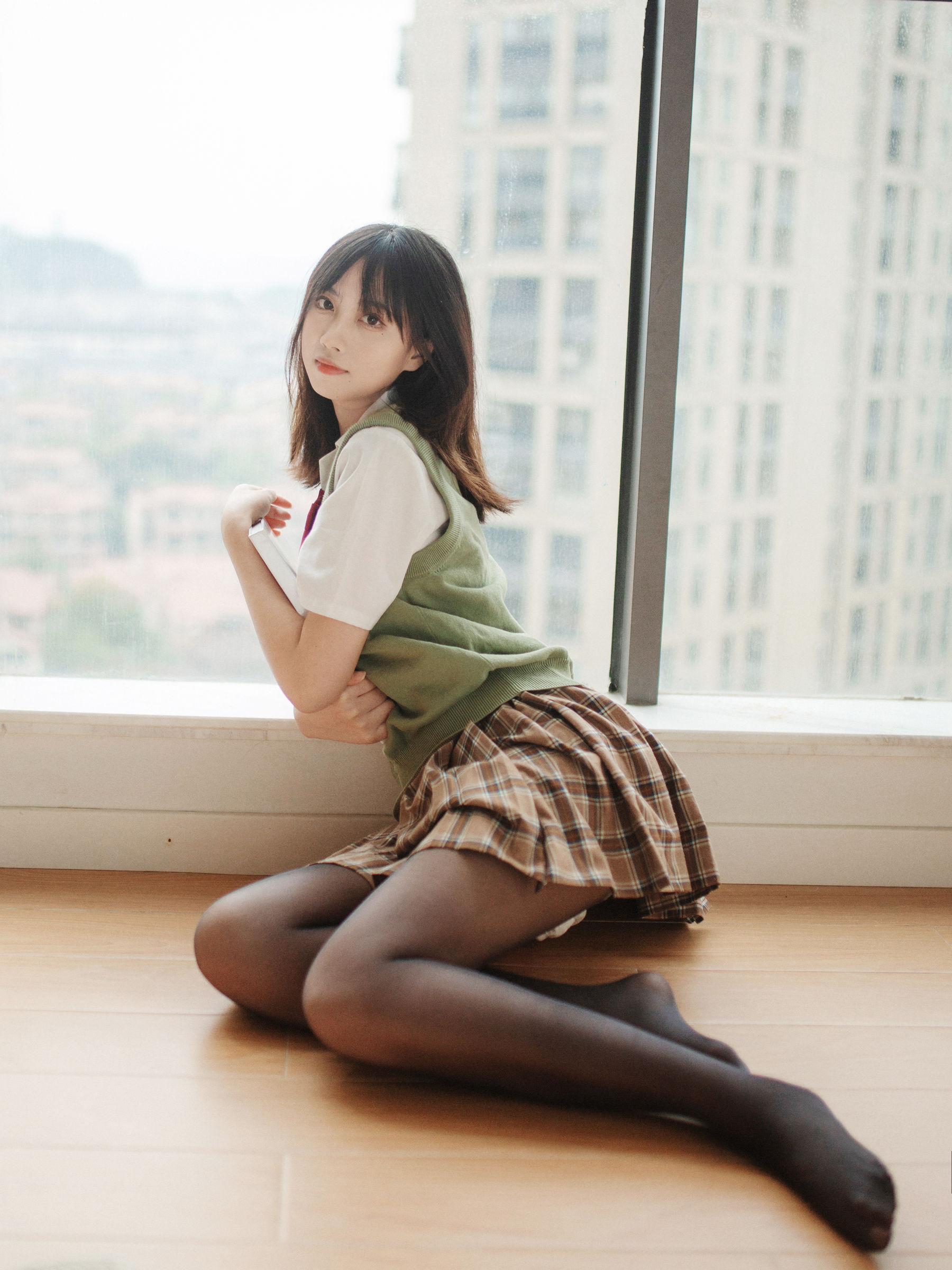 次元少女念雪ww – 等你下课 [38P] - 秀人网免费无水印在线套图写真