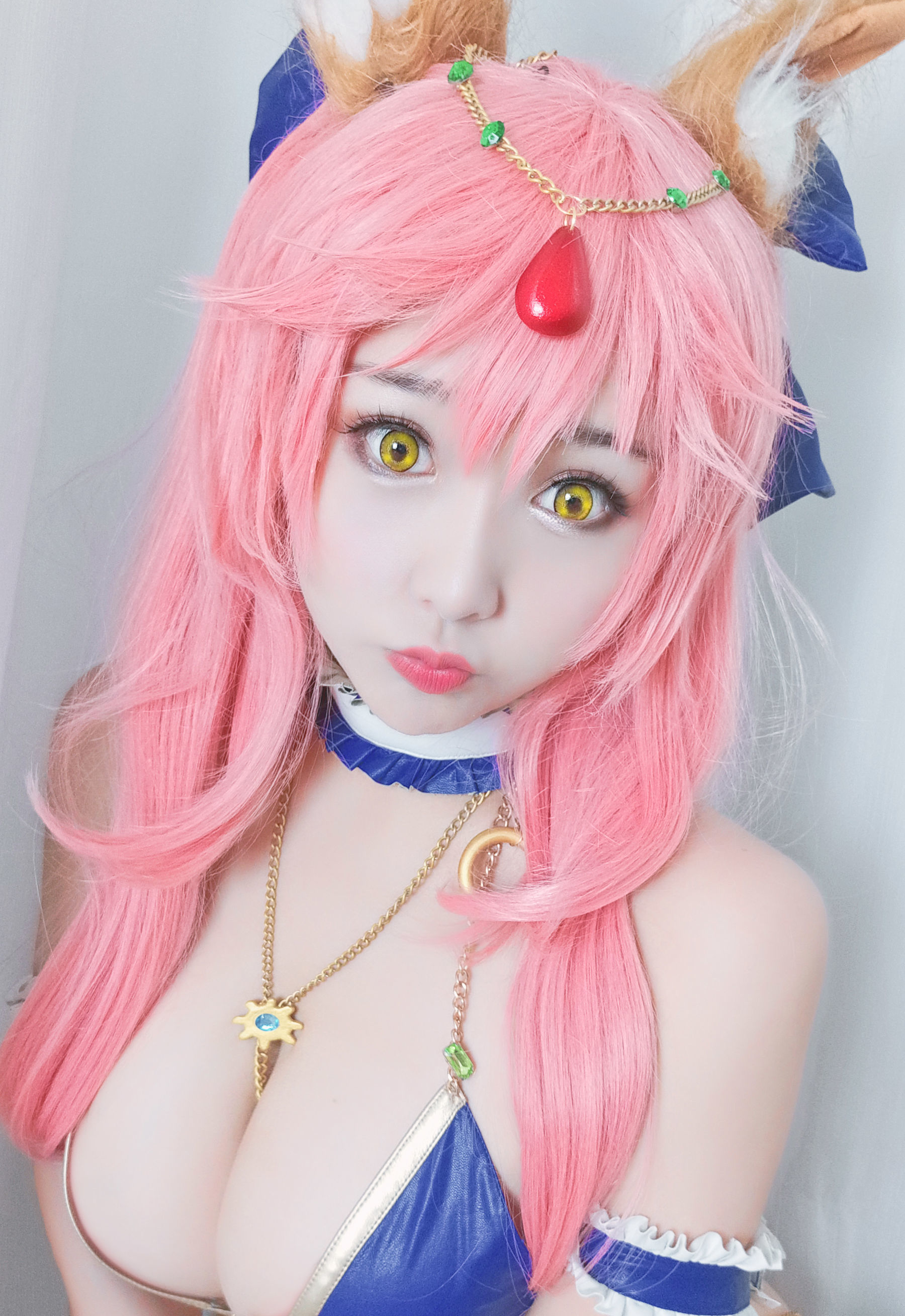 性感Coser三刀刀Miido 玉藻前 [14P] - 秀人网免费无水印在线套图写真