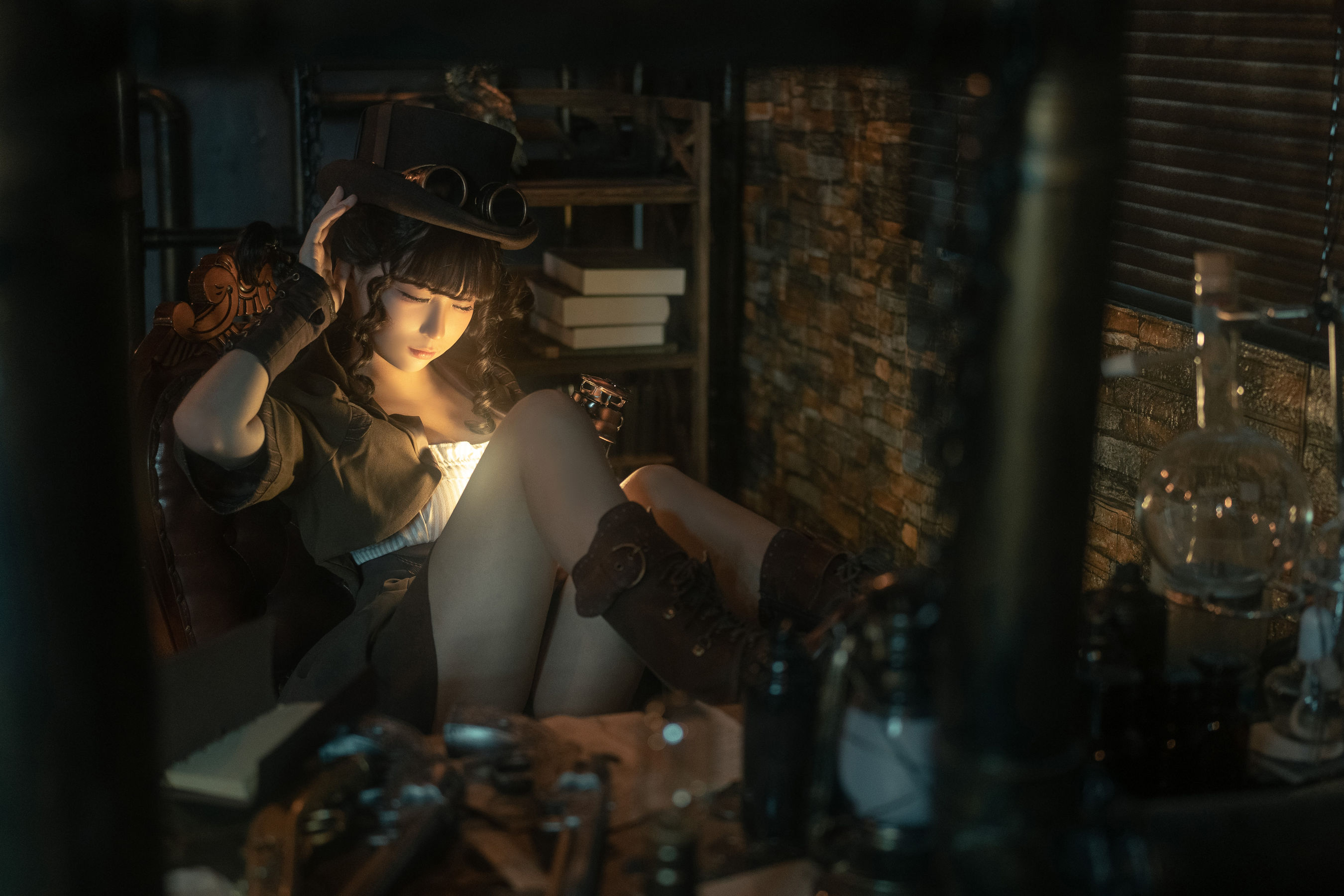 动漫博主蠢沫沫 – 蒸汽少女 [111P] - 秀人网免费无水印在线套图写真