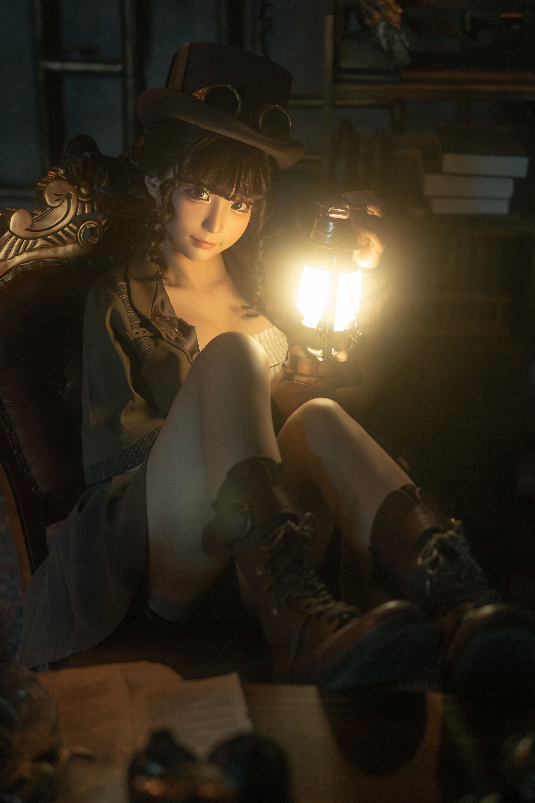 动漫博主蠢沫沫 – 蒸汽少女 [111P] - 秀人网免费无水印在线套图写真