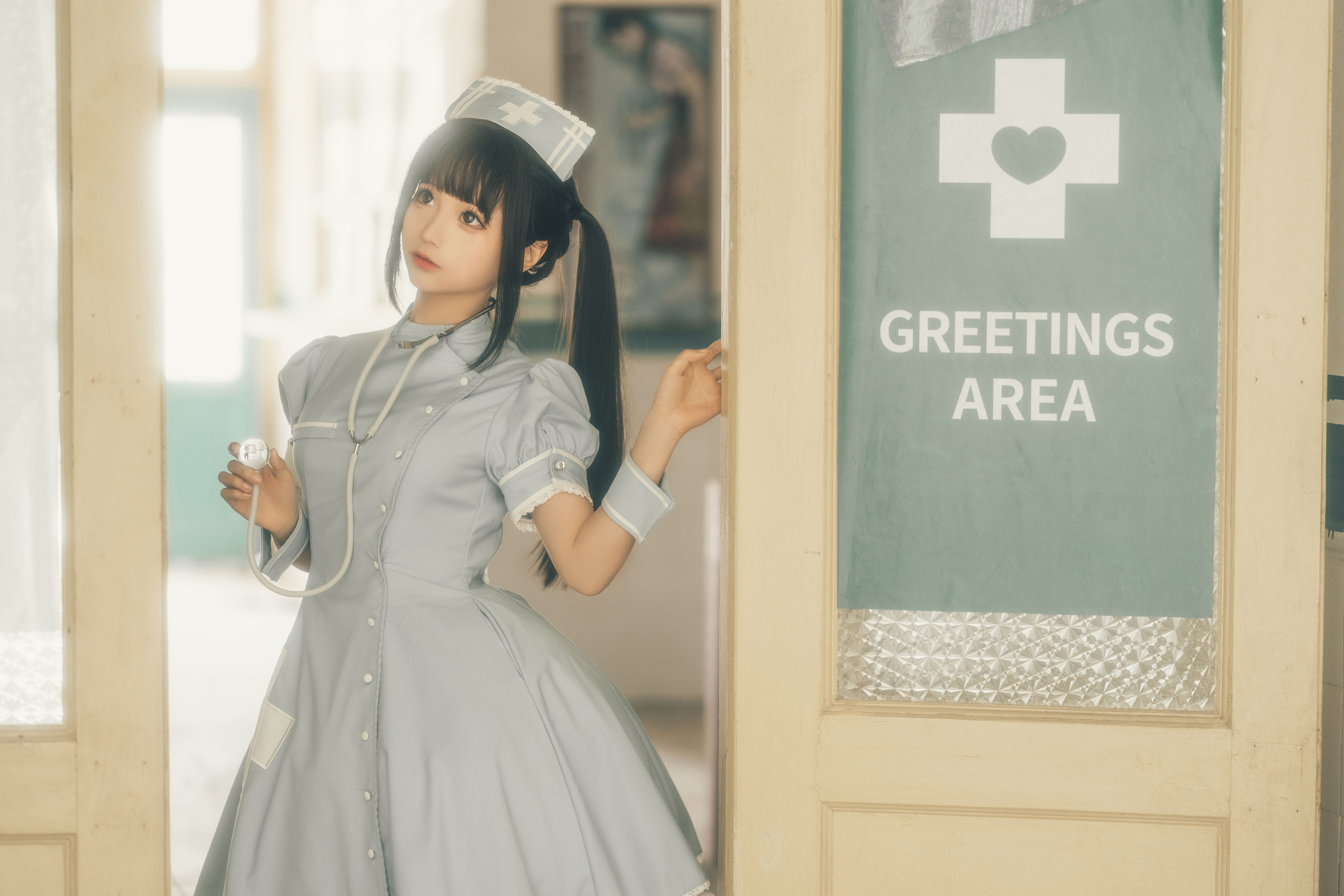 动漫博主蠢沫沫 – 小护士 [118P] - 秀人网免费无水印在线套图写真