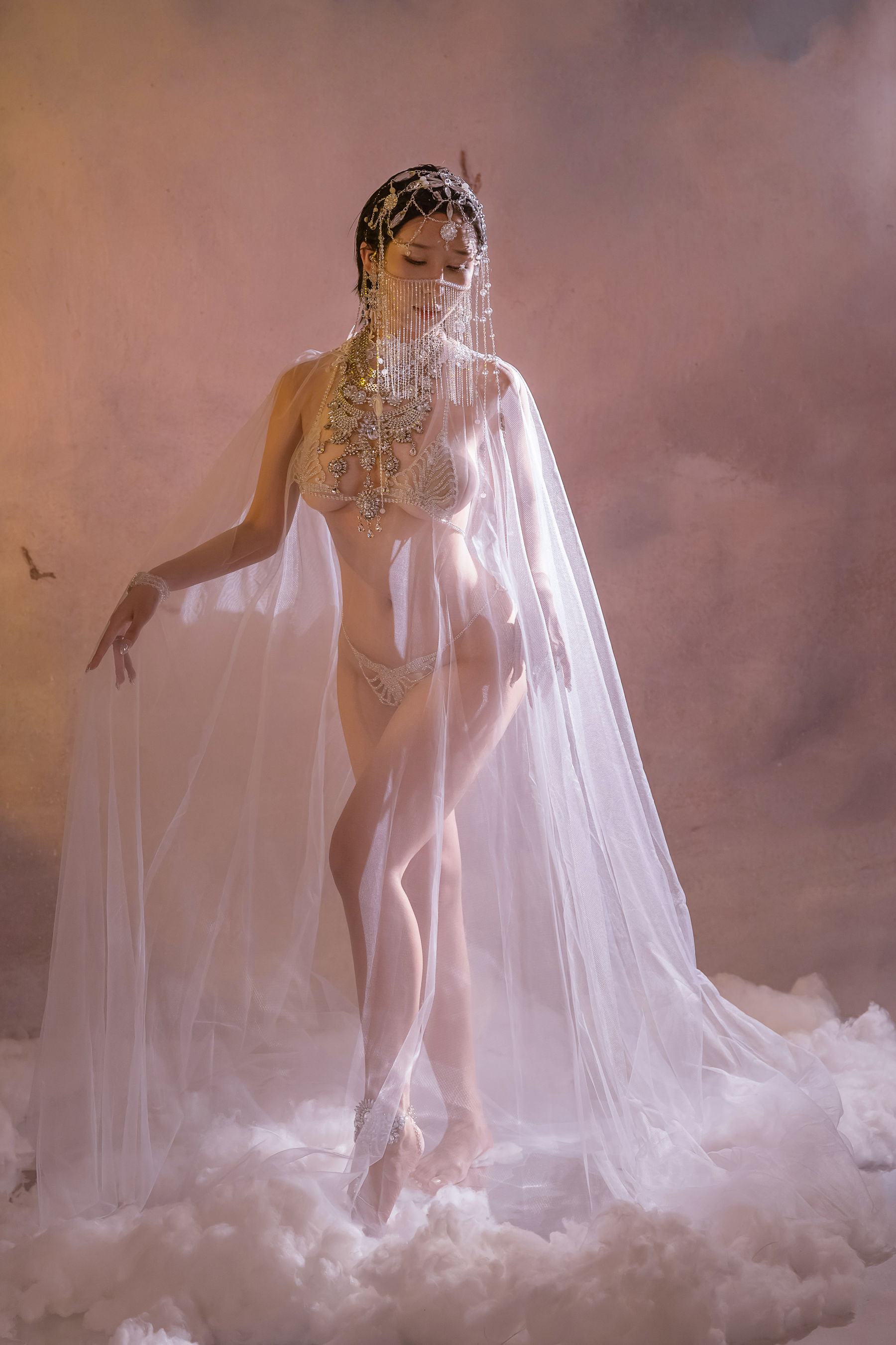 云溪溪 – 奶桃 冰洲石 [39P] - 秀人网免费无水印在线套图写真